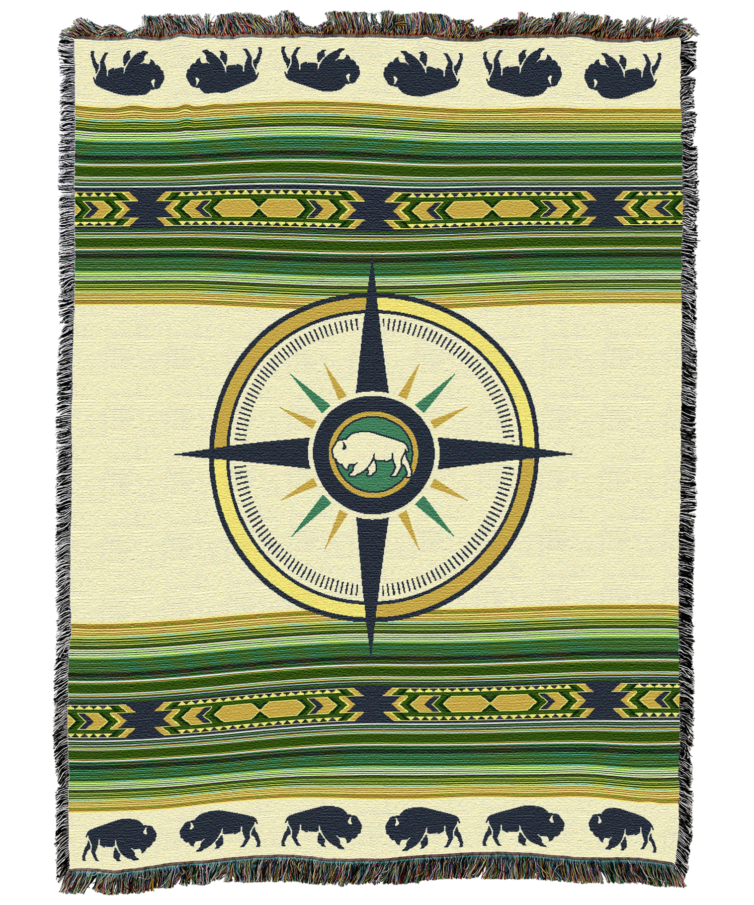 Call Of The Wild West Fern Blanket