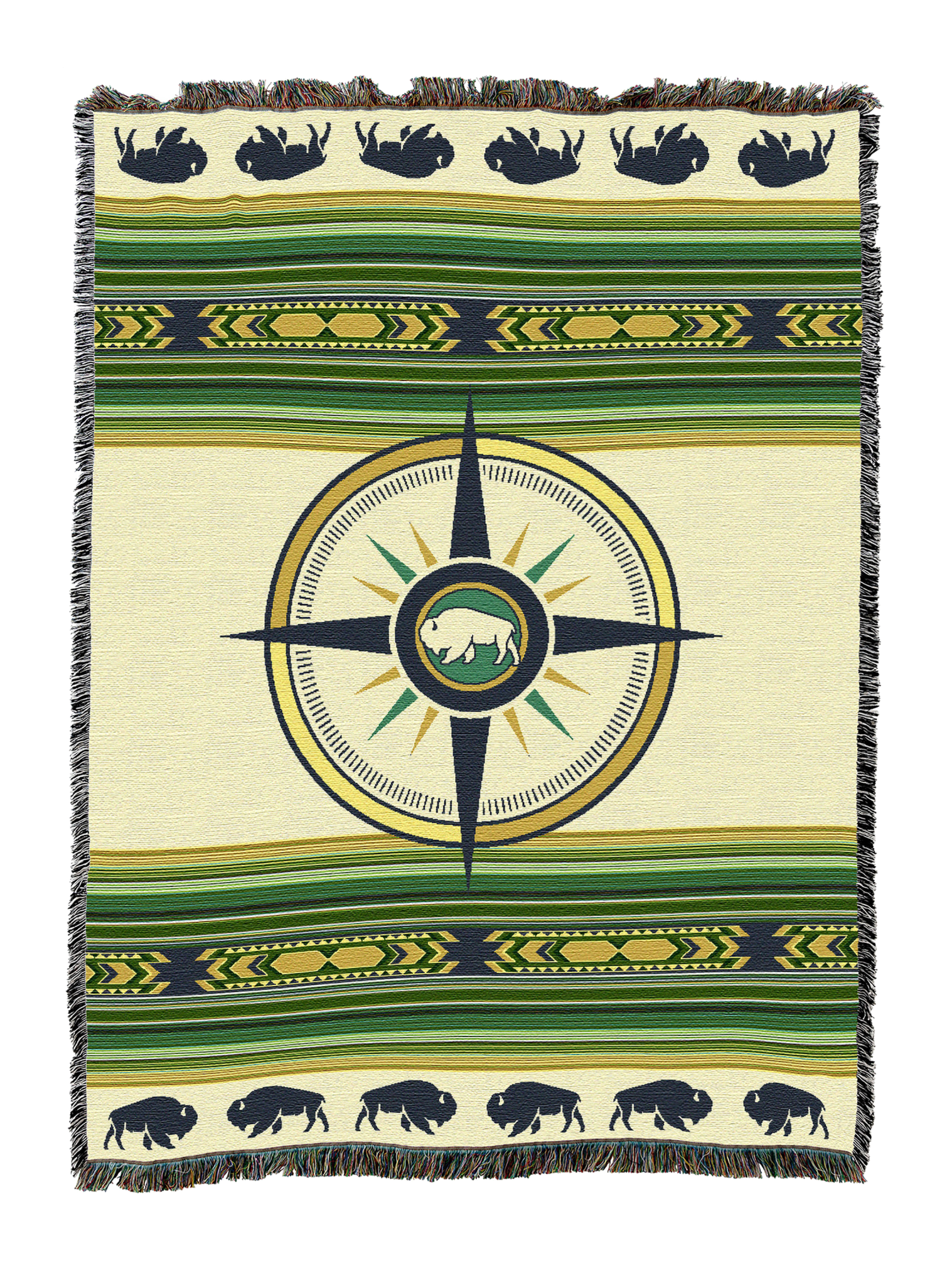 Call Of The Wild West Fern Blanket