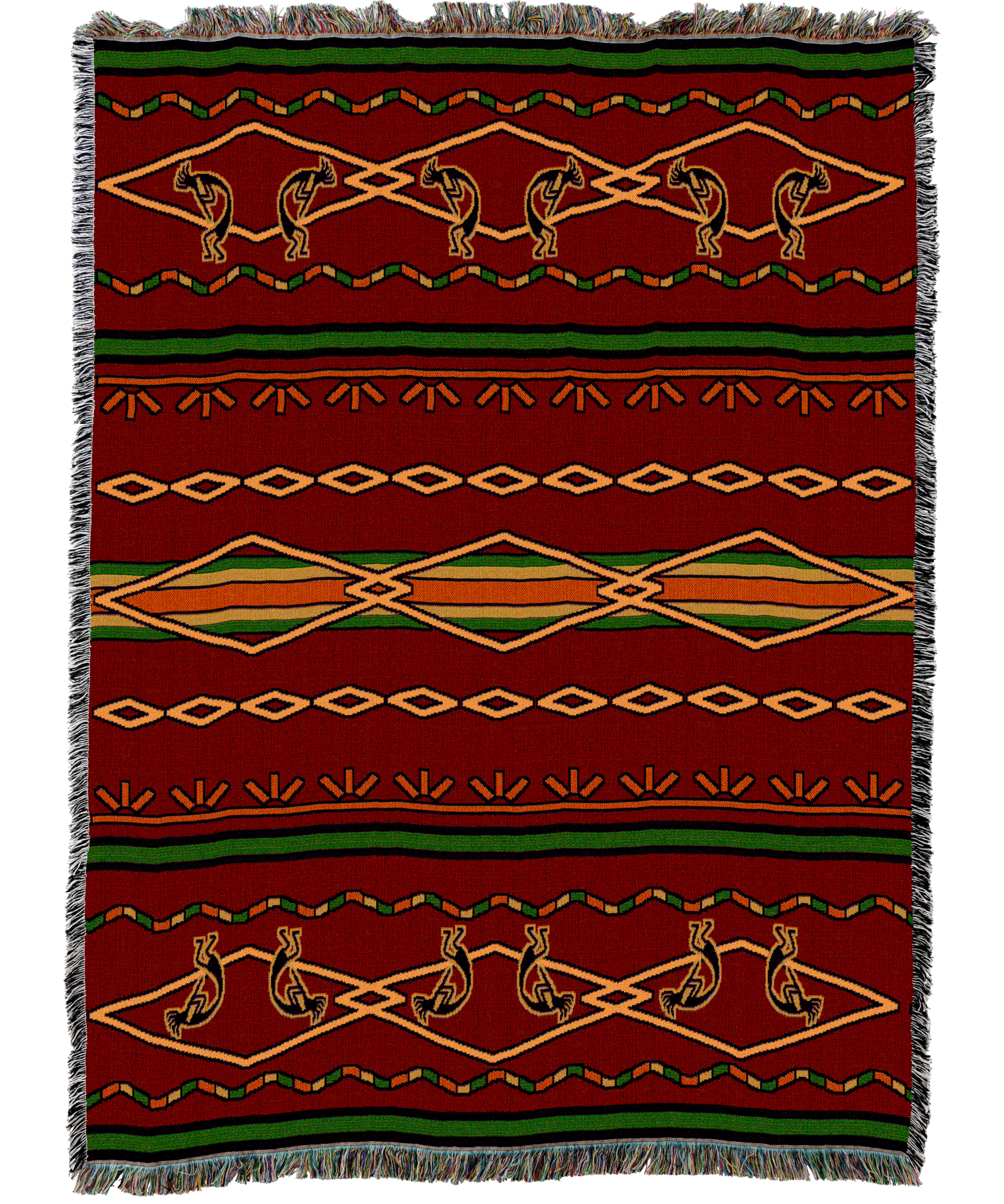 Southwest Russet and Green Blanket