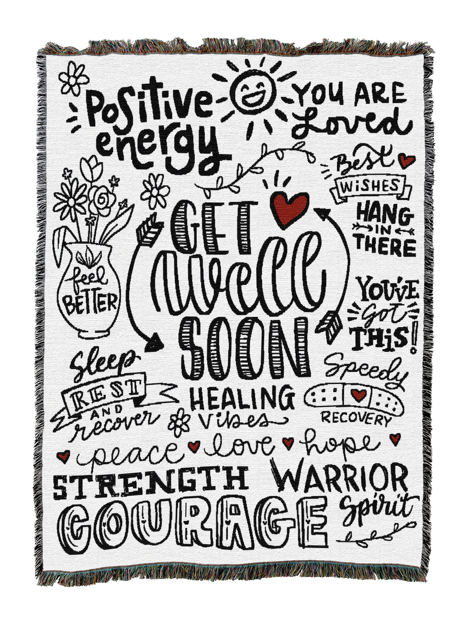 Get Well Soon 2 Blanket XL