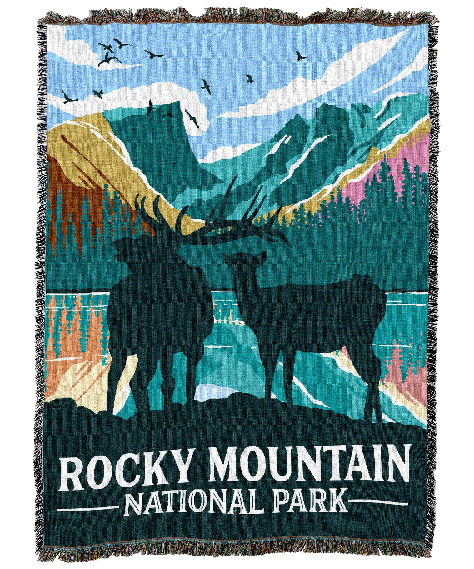 Rocky Mountain Elk Blanket