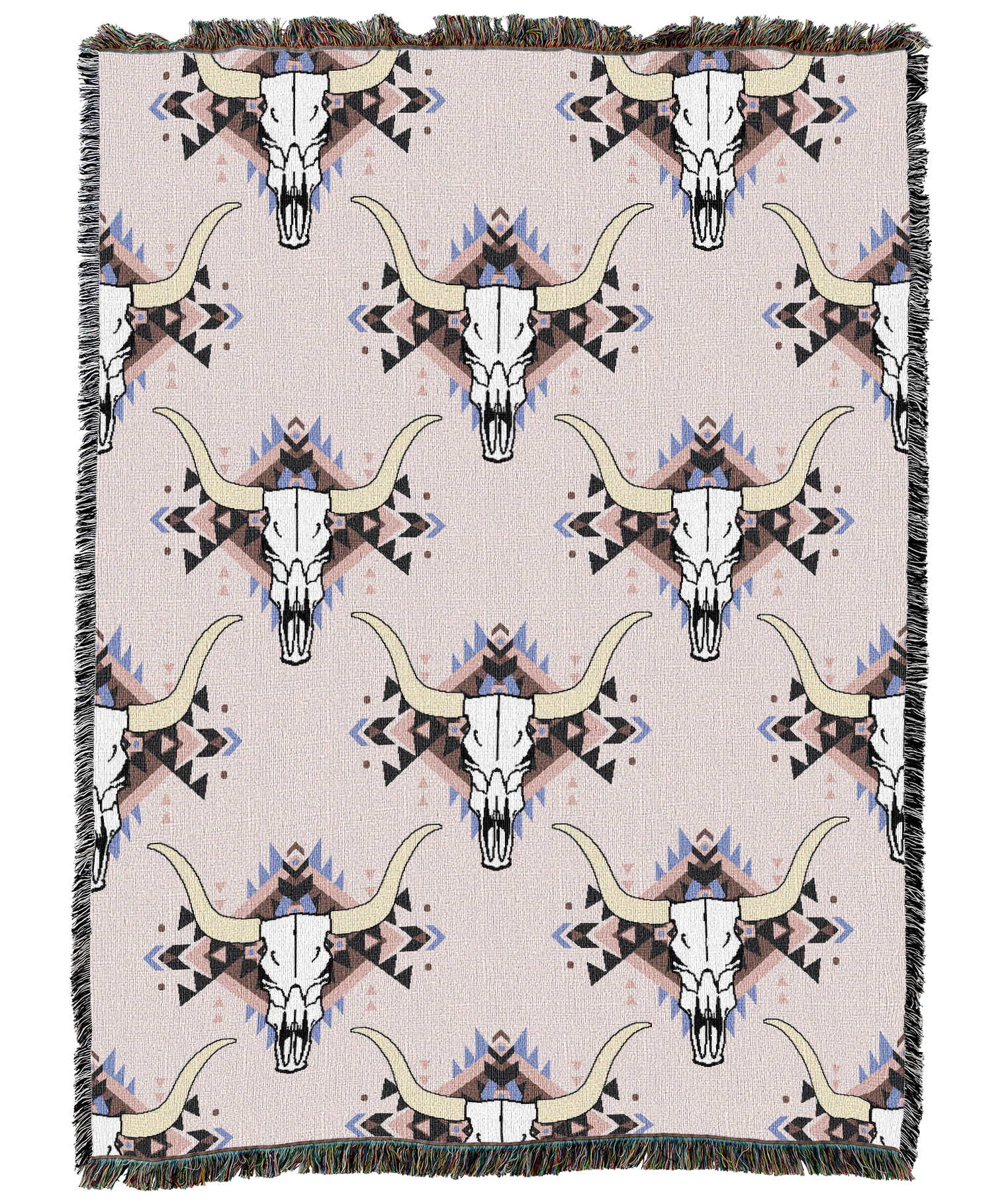 Western Skulls Blanket