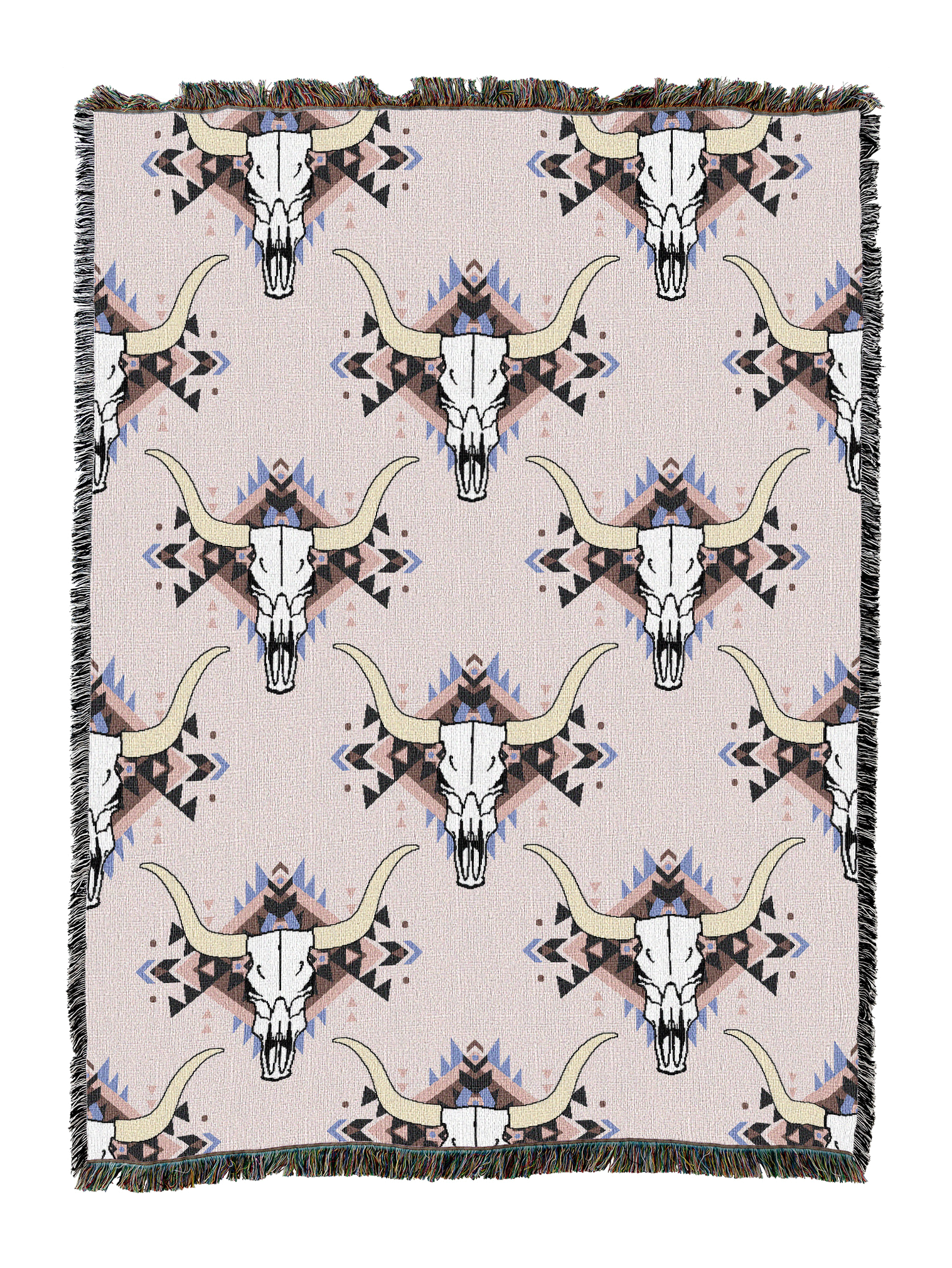 Western Skulls Blanket