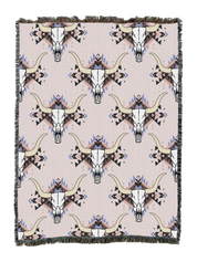 Western Skulls Blanket