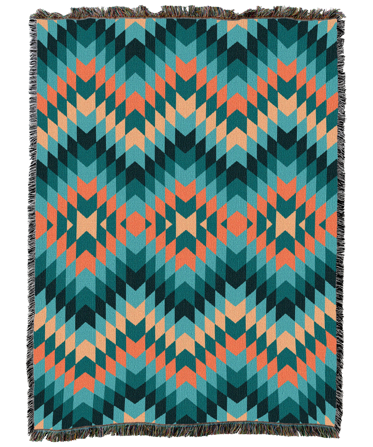 Cactus Blooming Western Blanket