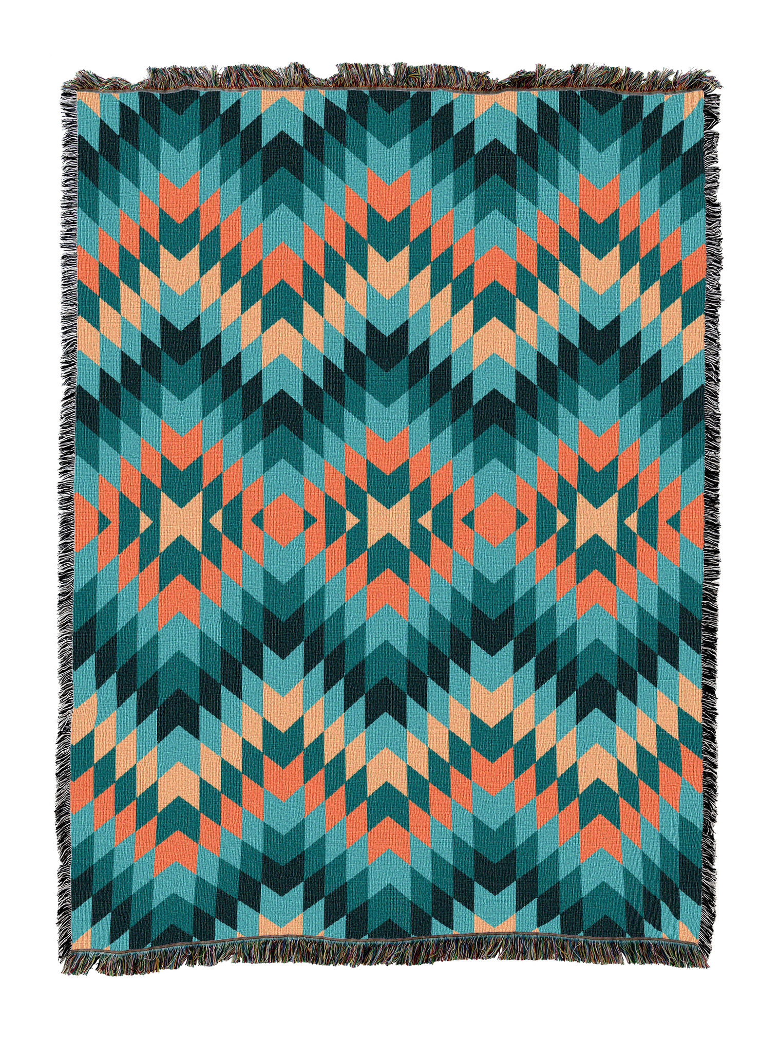 Cactus Blooming Western Blanket
