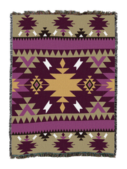 Storm Call Purple Blanket