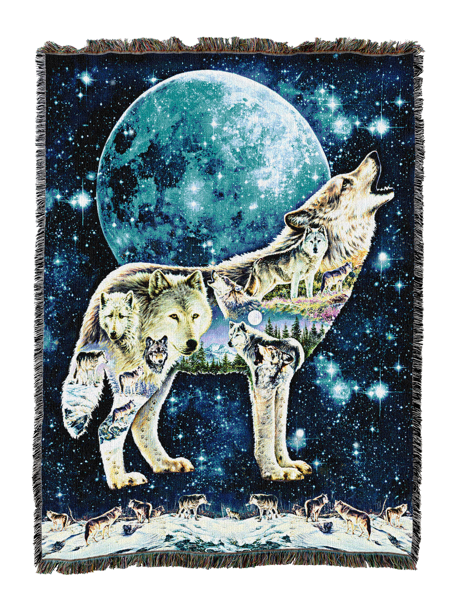 Wolf Blanket 2 Blanket