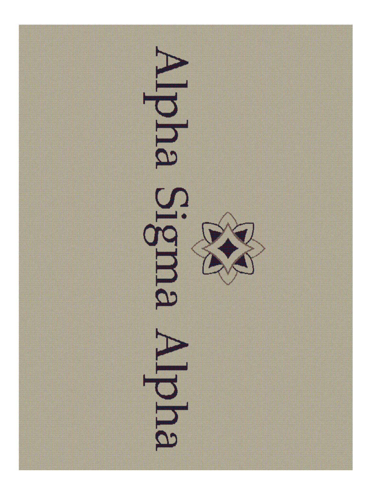 Alpha Sigma Alpha Blanket A