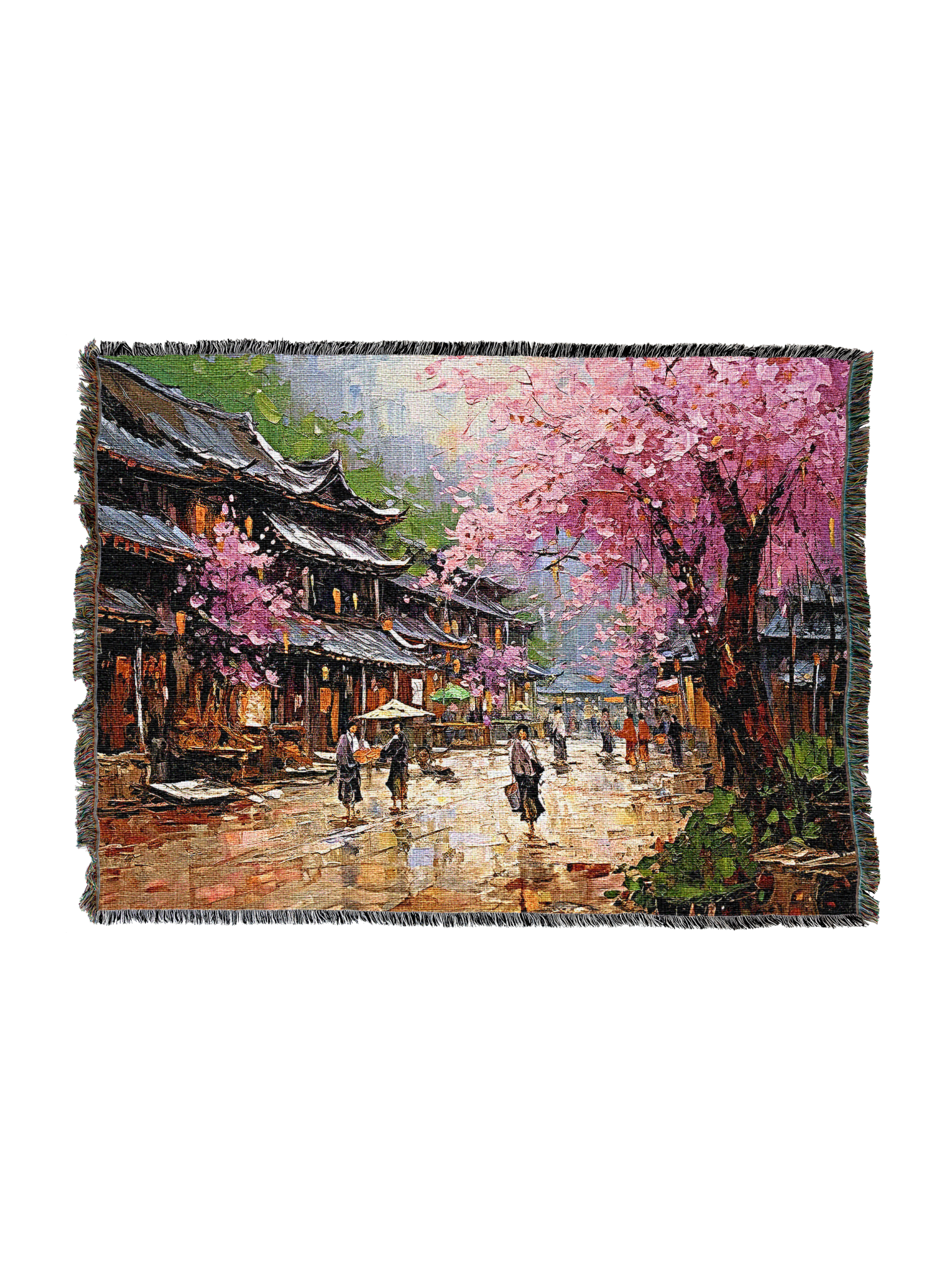 Japanese Village Blanket