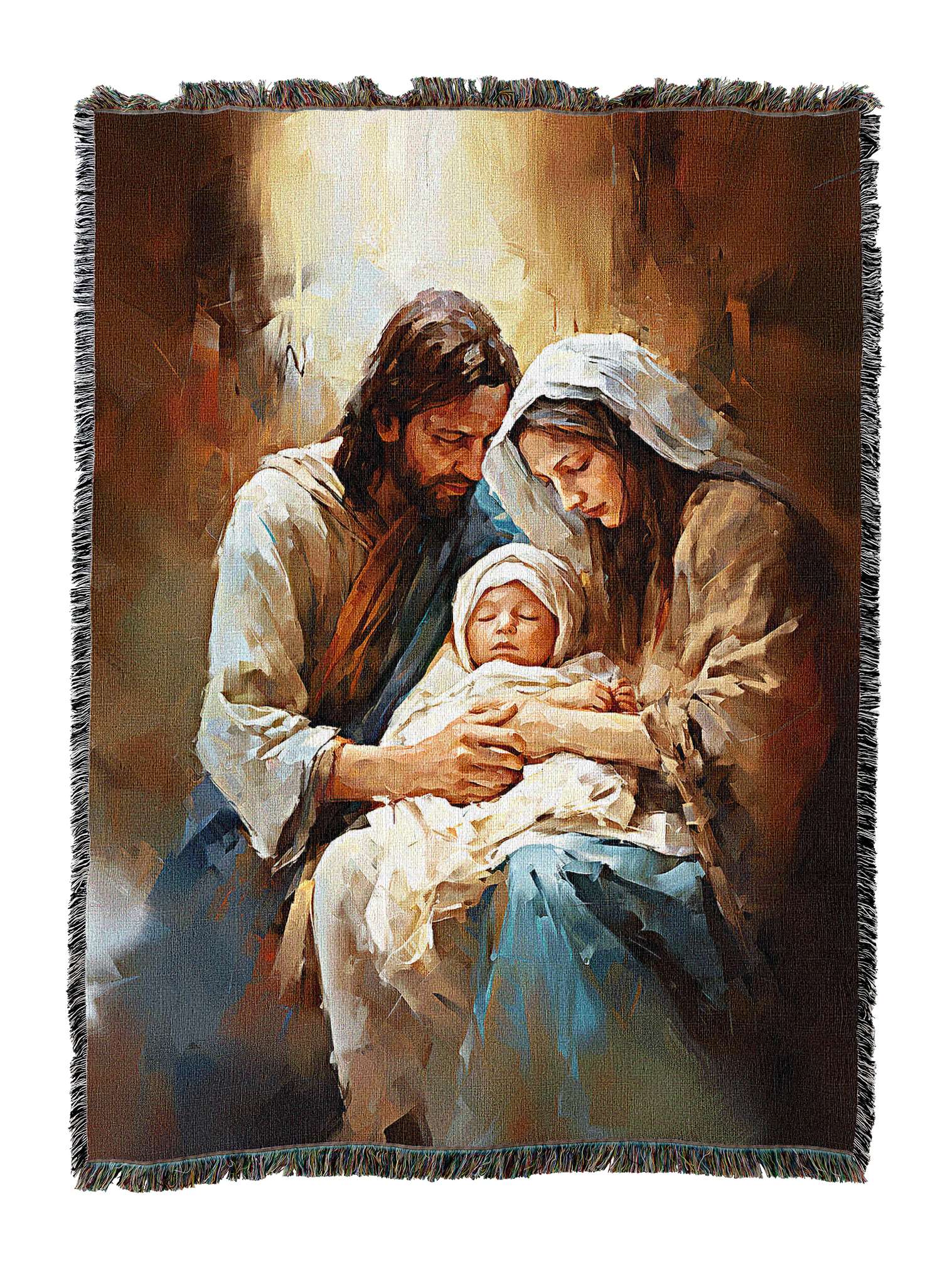 Jesus Mary And Joseph 1 Blanket