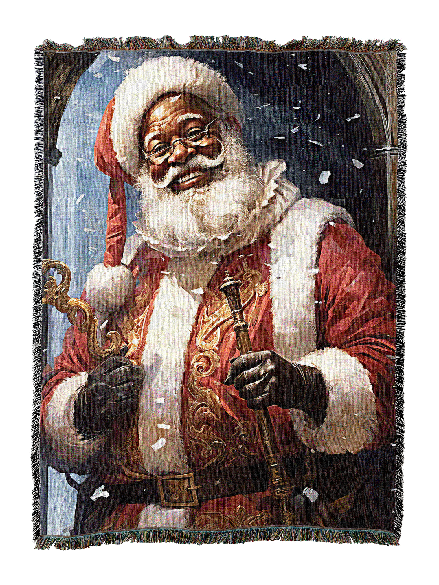 Jolly Santa 2 Blanket