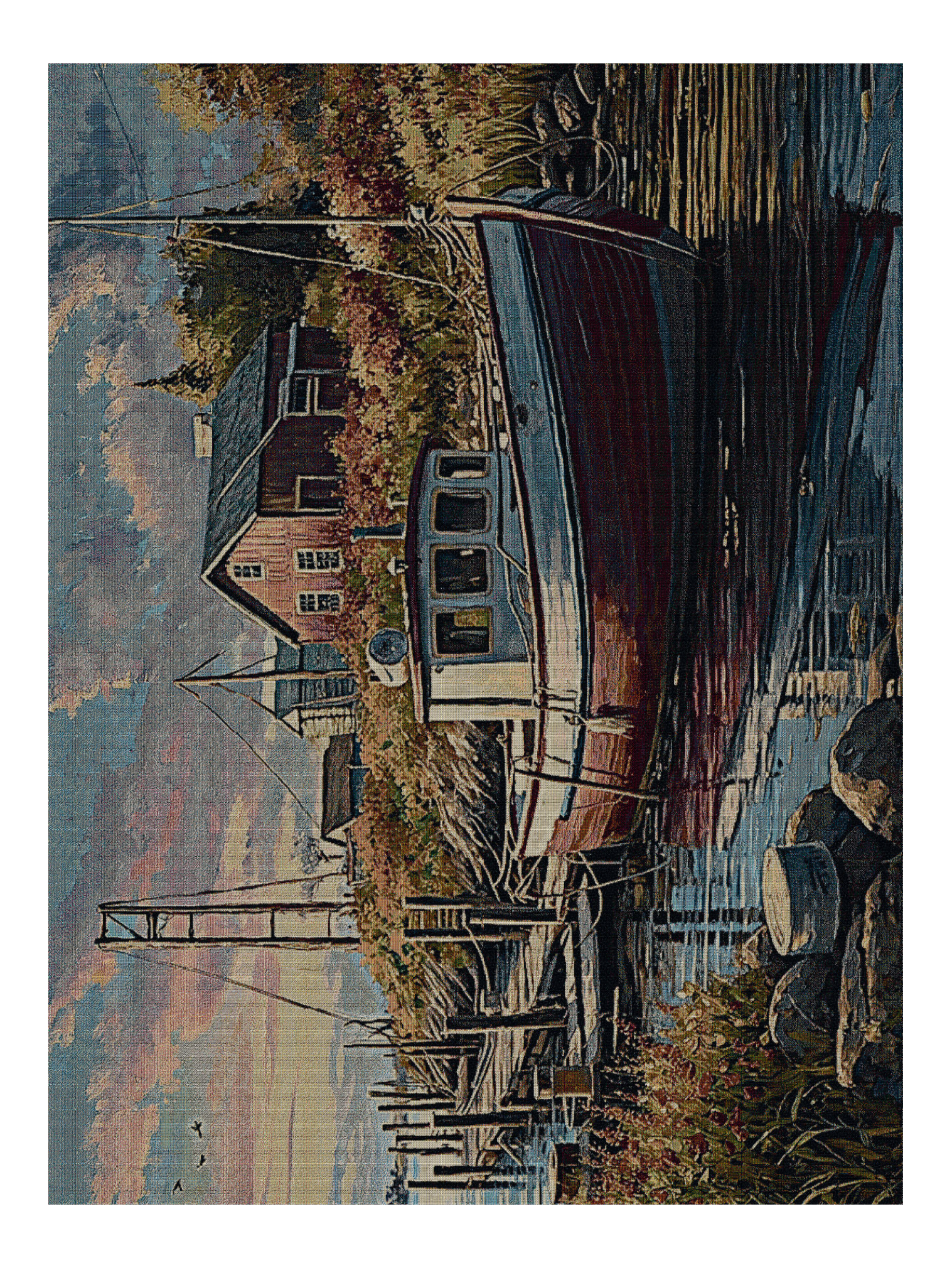 Old Boathouse Blanket