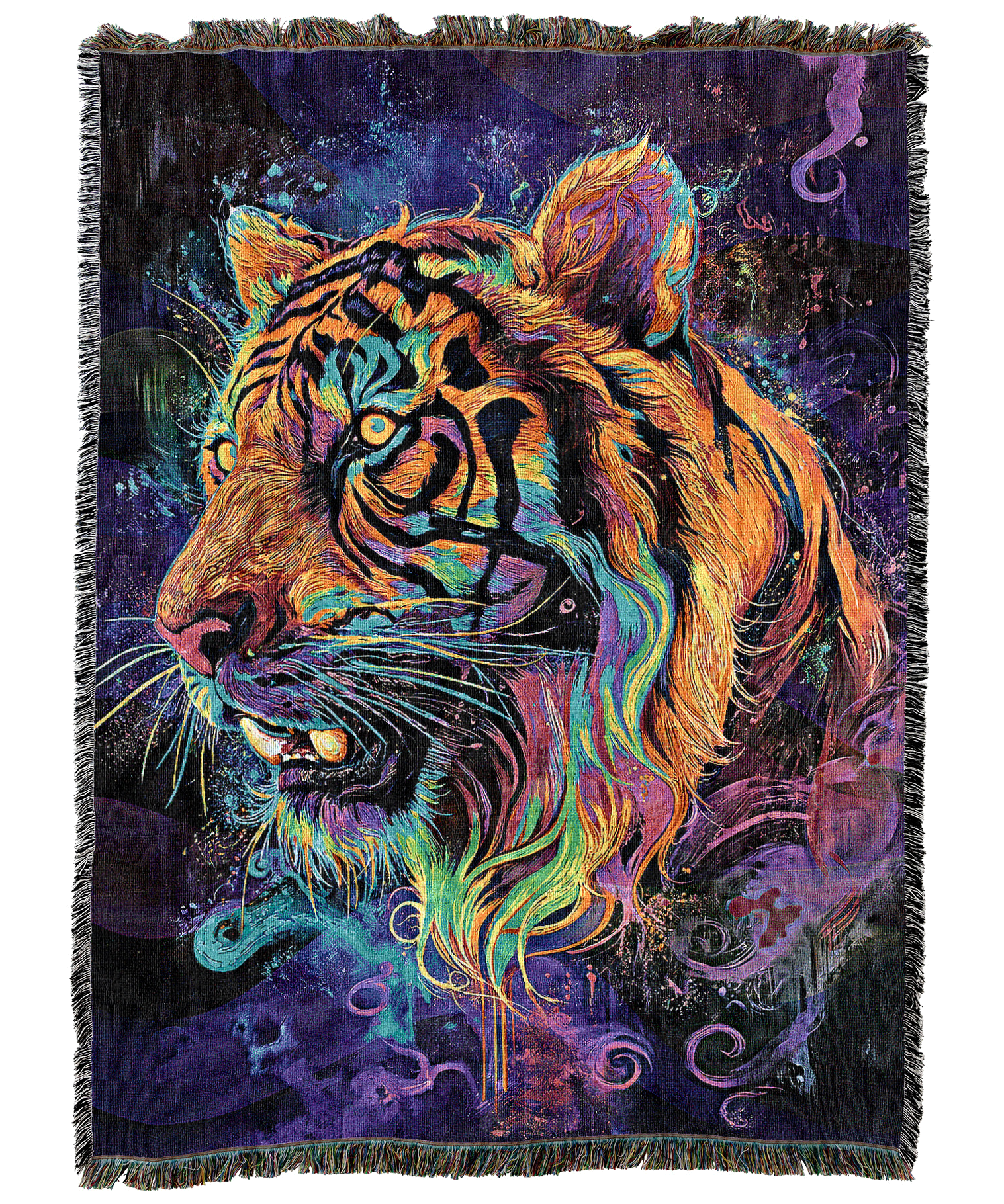 Painted Tiger Blanket