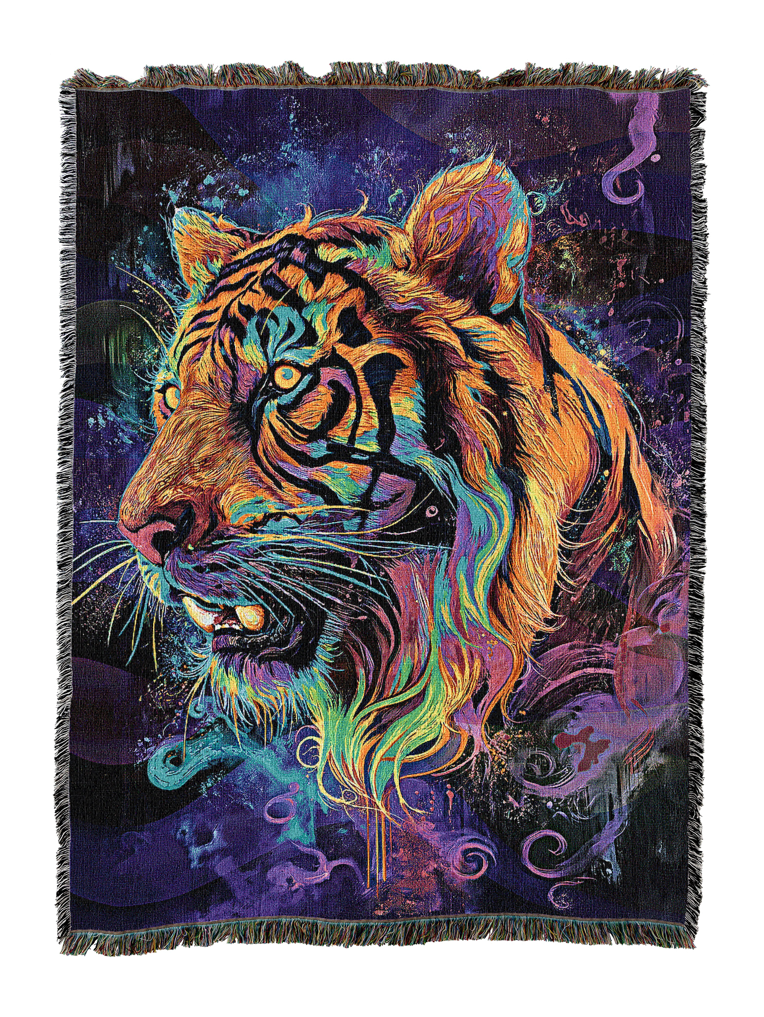 Painted Tiger Blanket