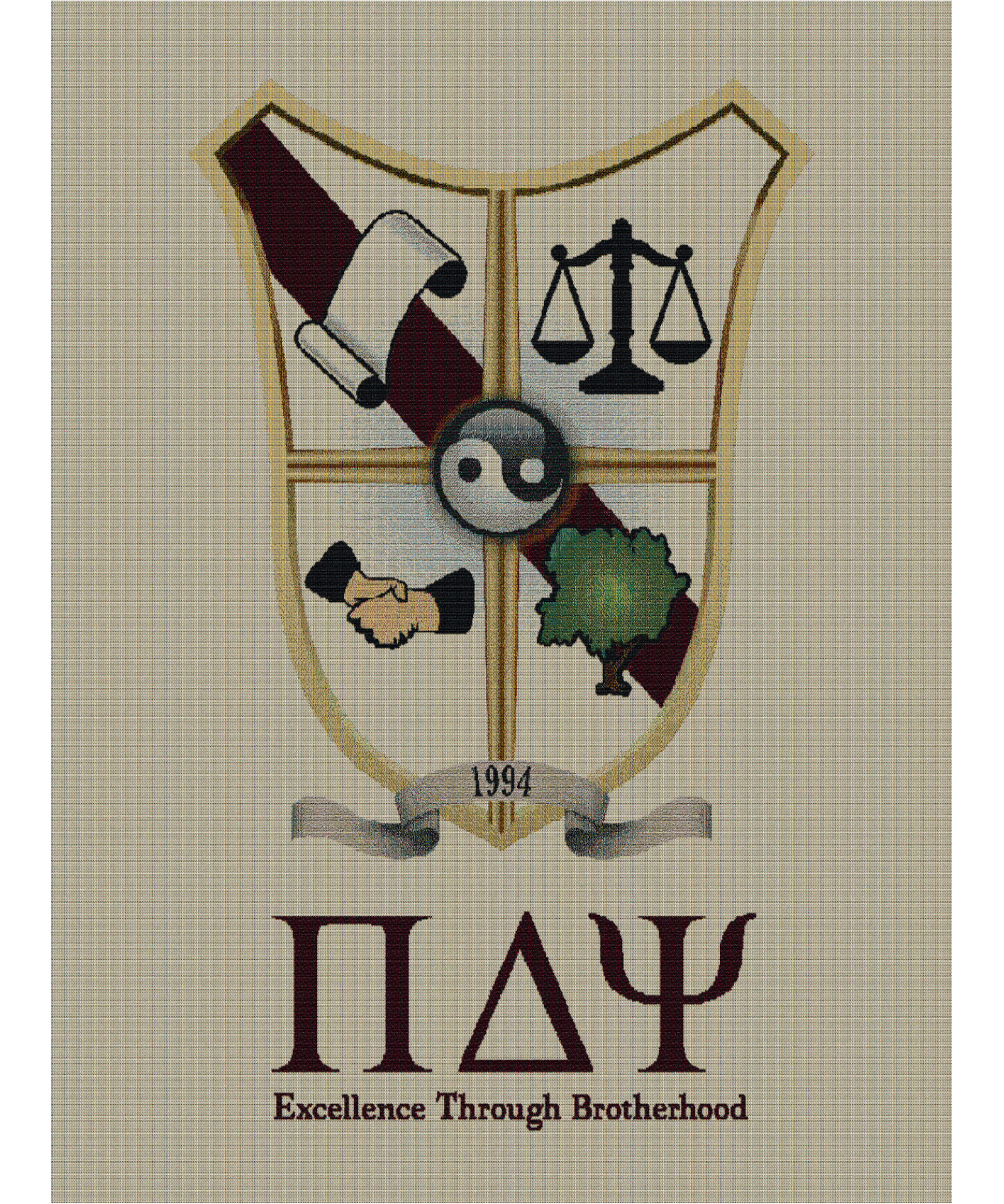 Pi Delta Psi Crest Blanket