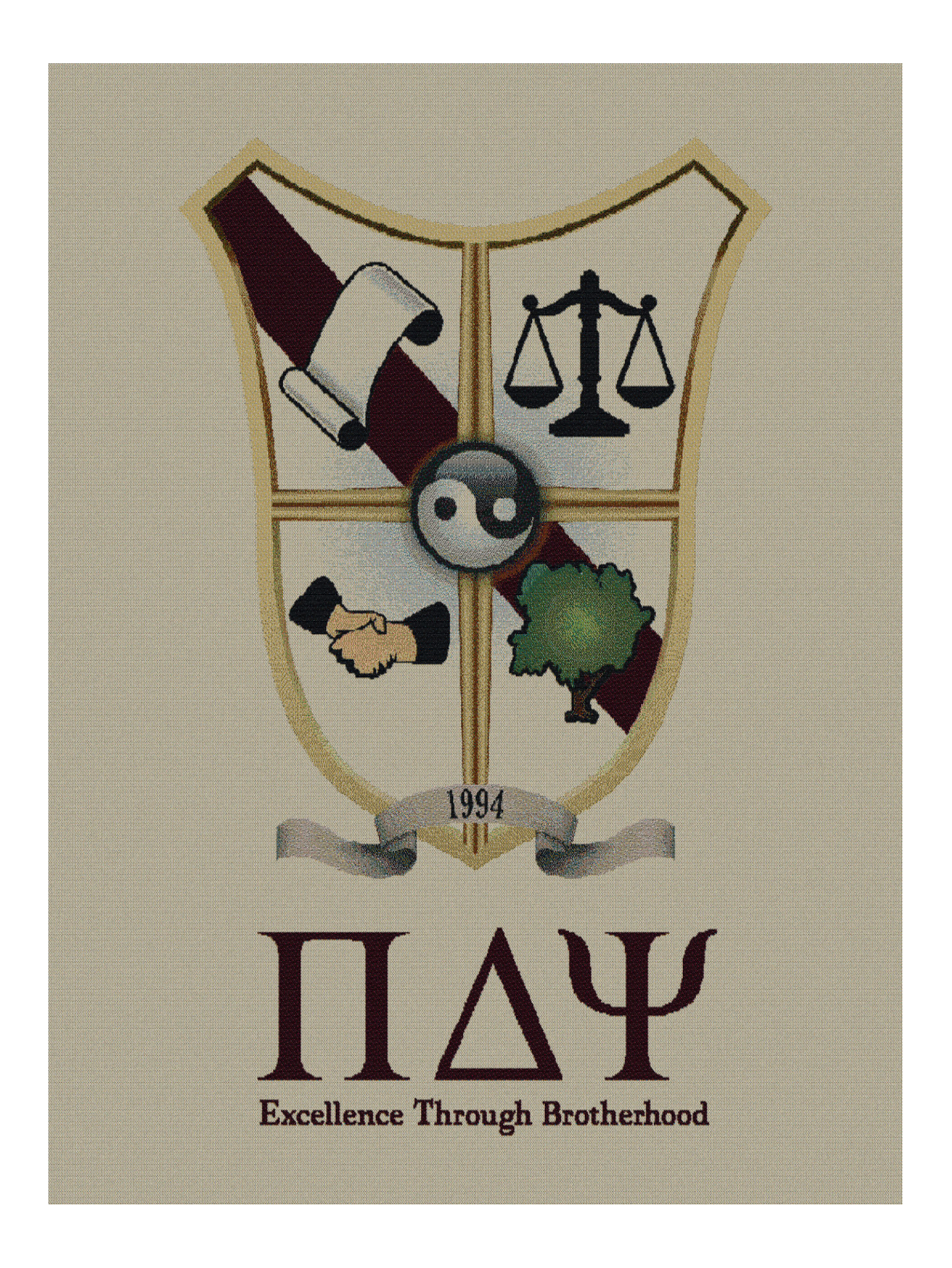 Pi Delta Psi Crest Blanket