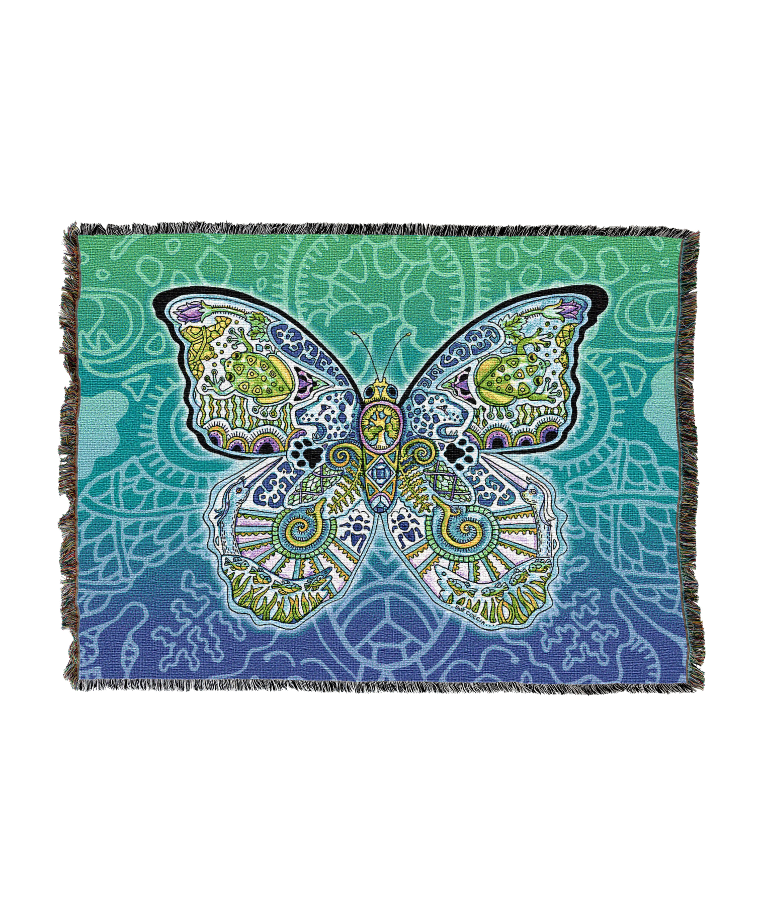 Blue Morpho Blanket