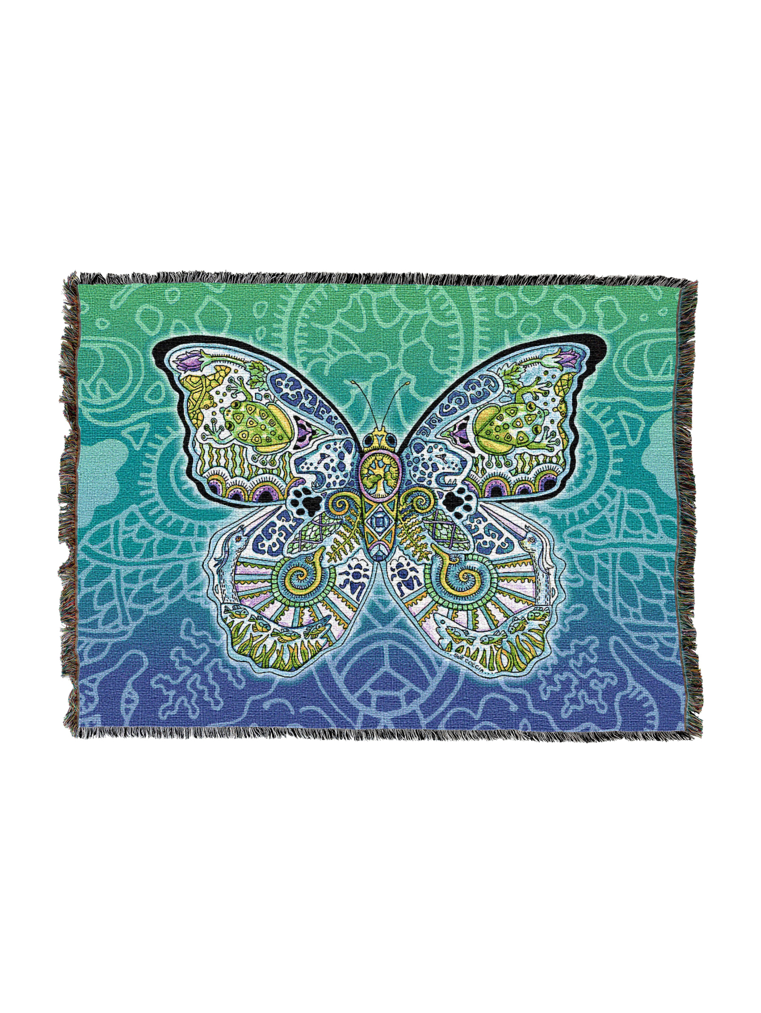 Blue Morpho Blanket