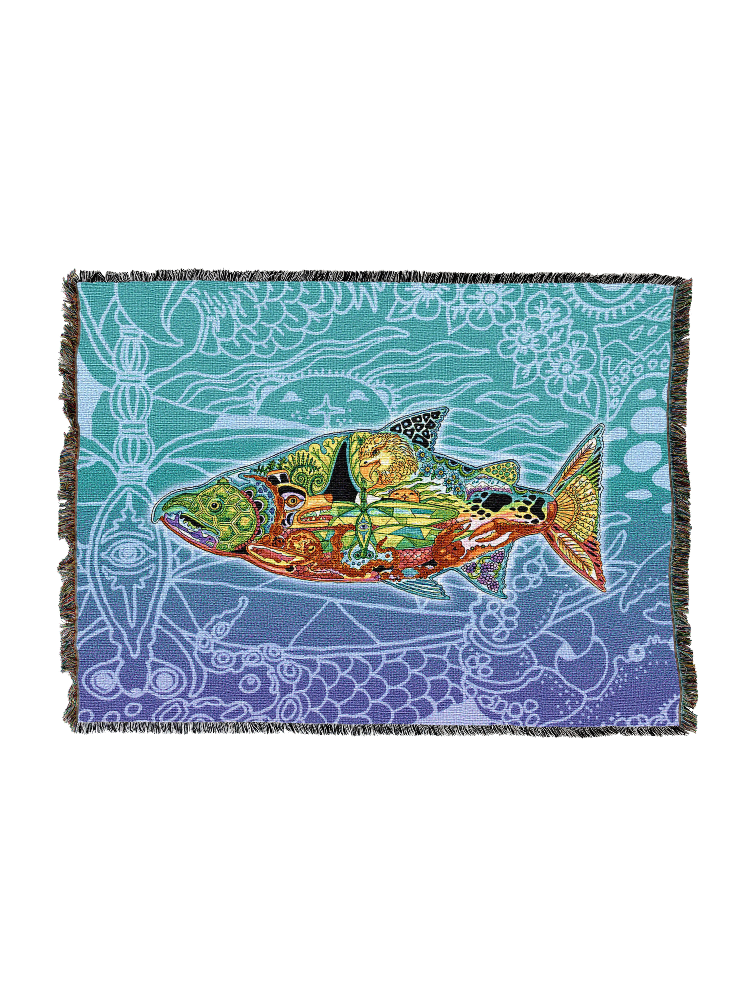 Chinook Totem Blanket