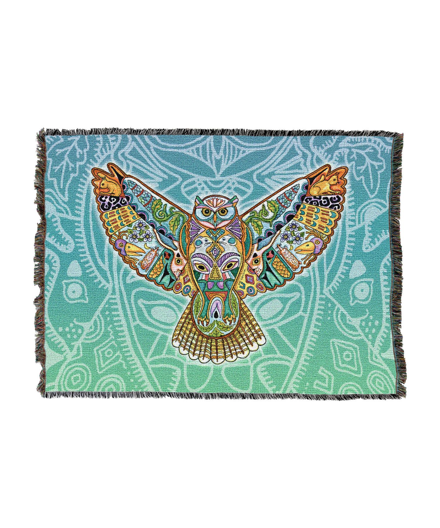 Great Horn Owl Blanket