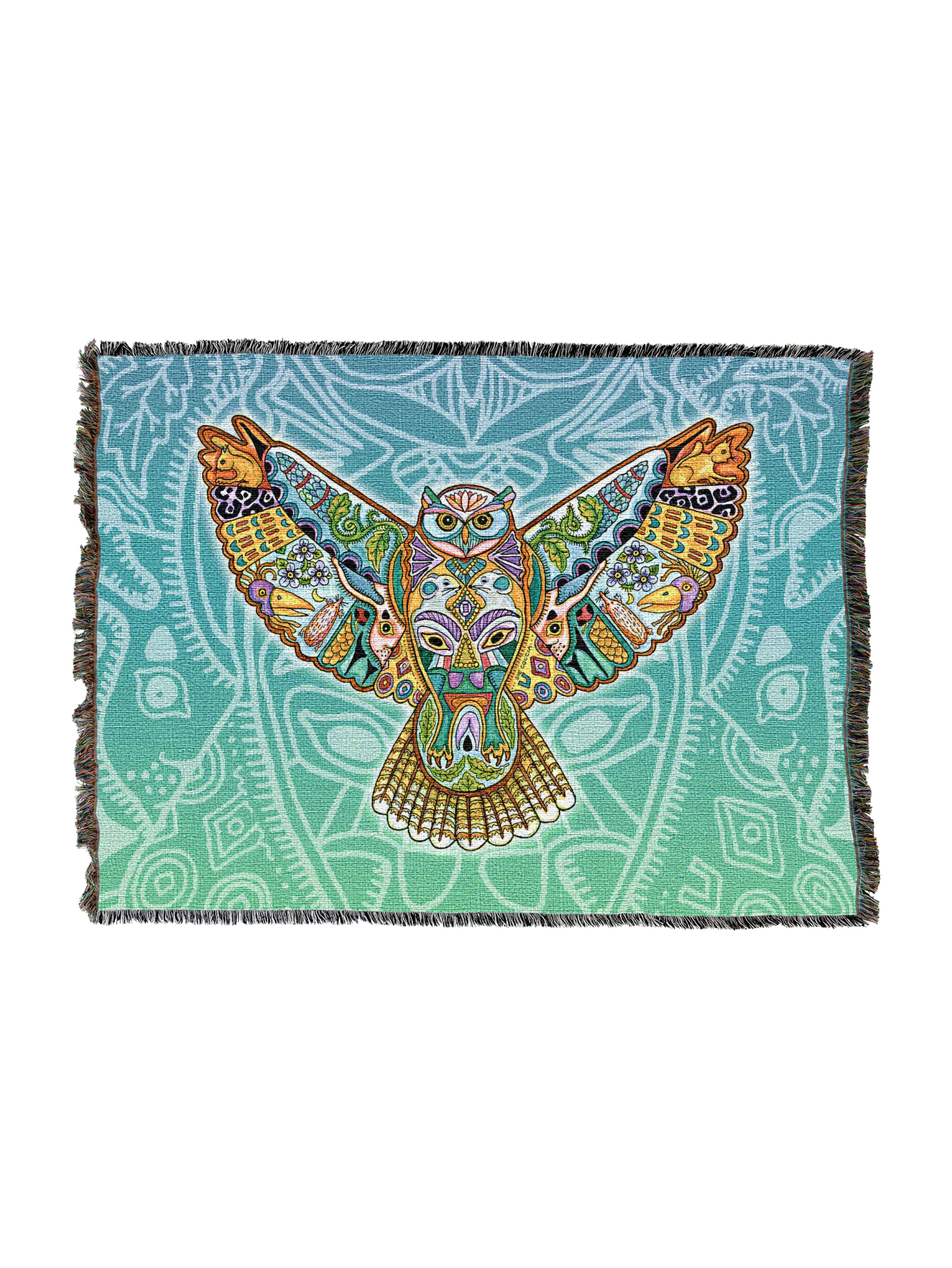 Great Horn Owl Blanket