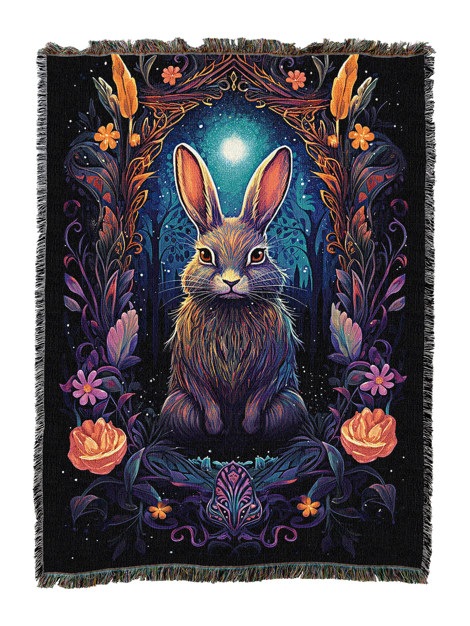 Forest Rabbit 1 Blanket