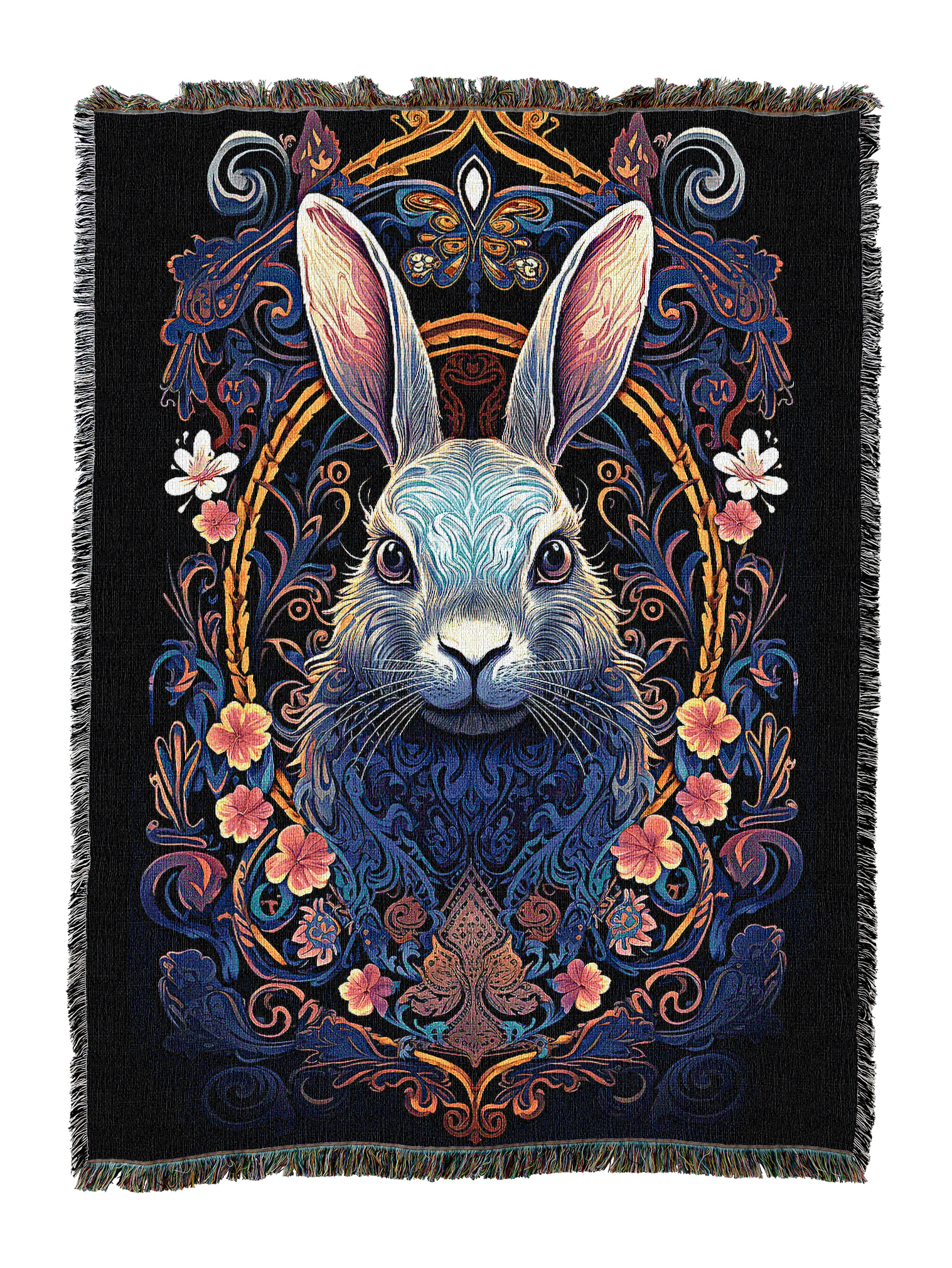 Ornate Rabbit Blanket