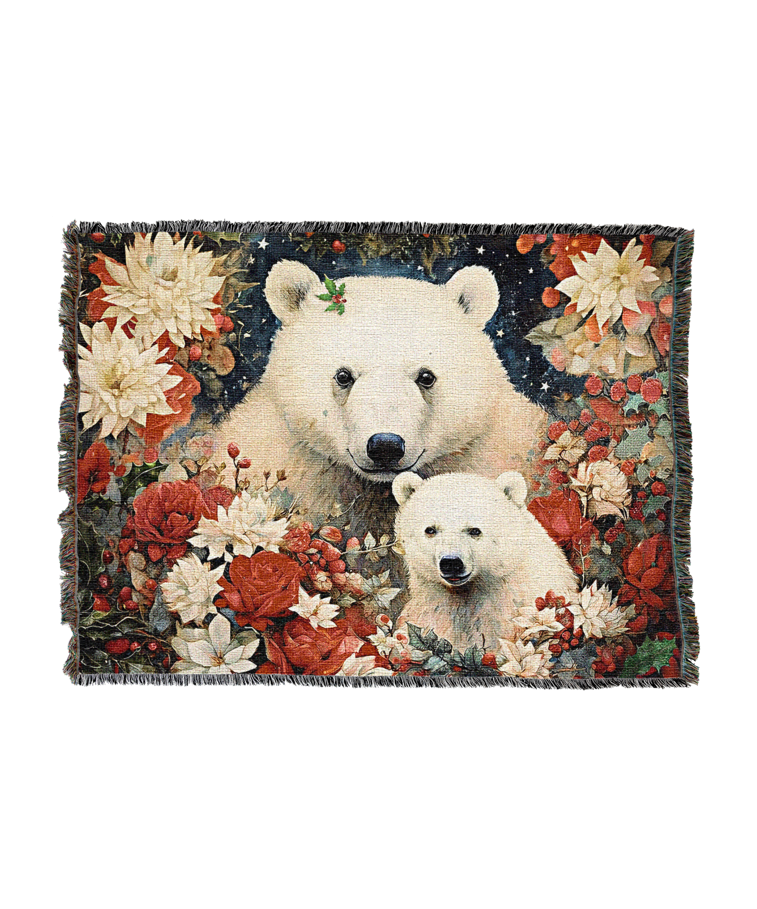 Polar Holly Blanket