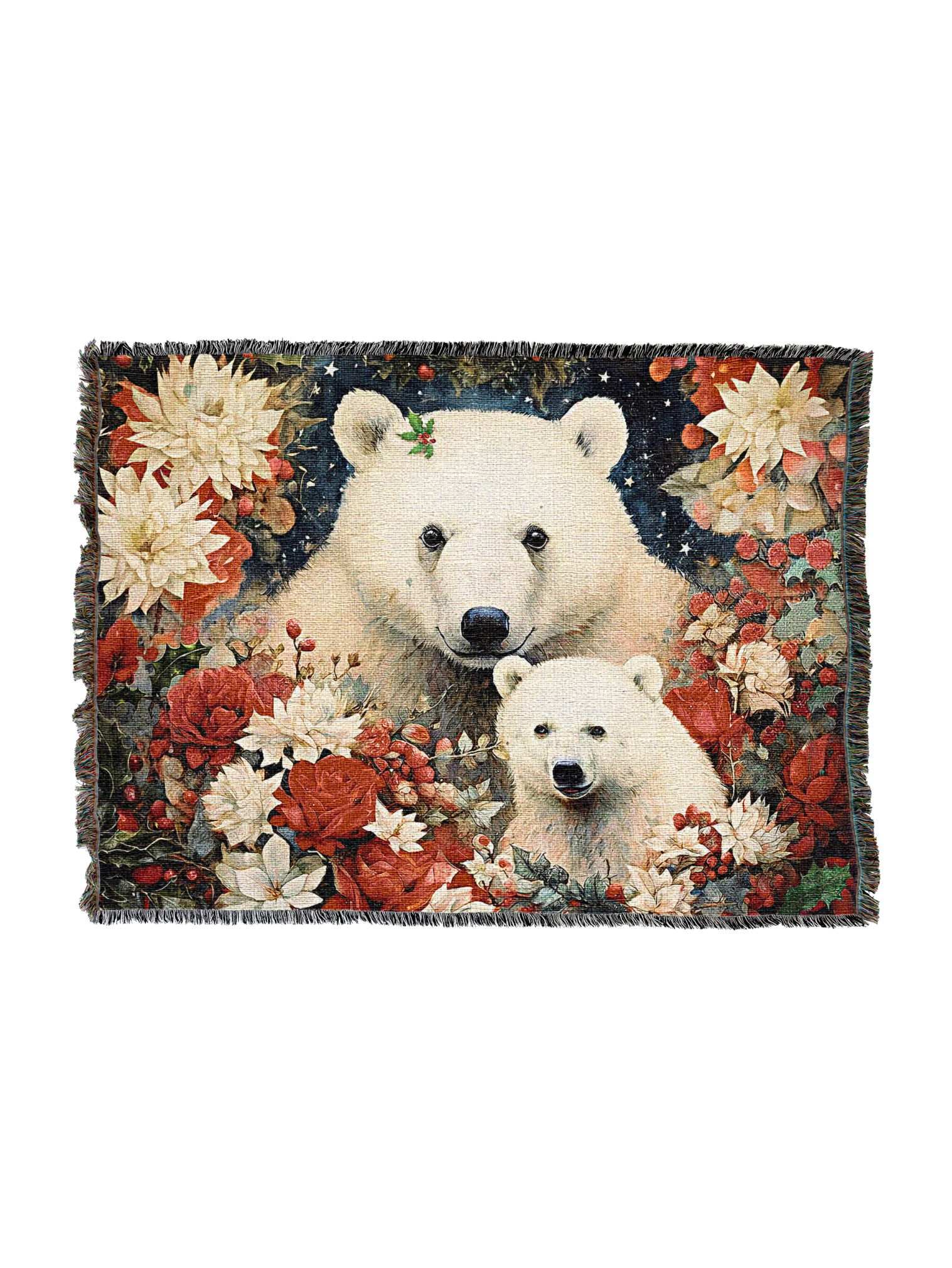 Polar Holly Blanket