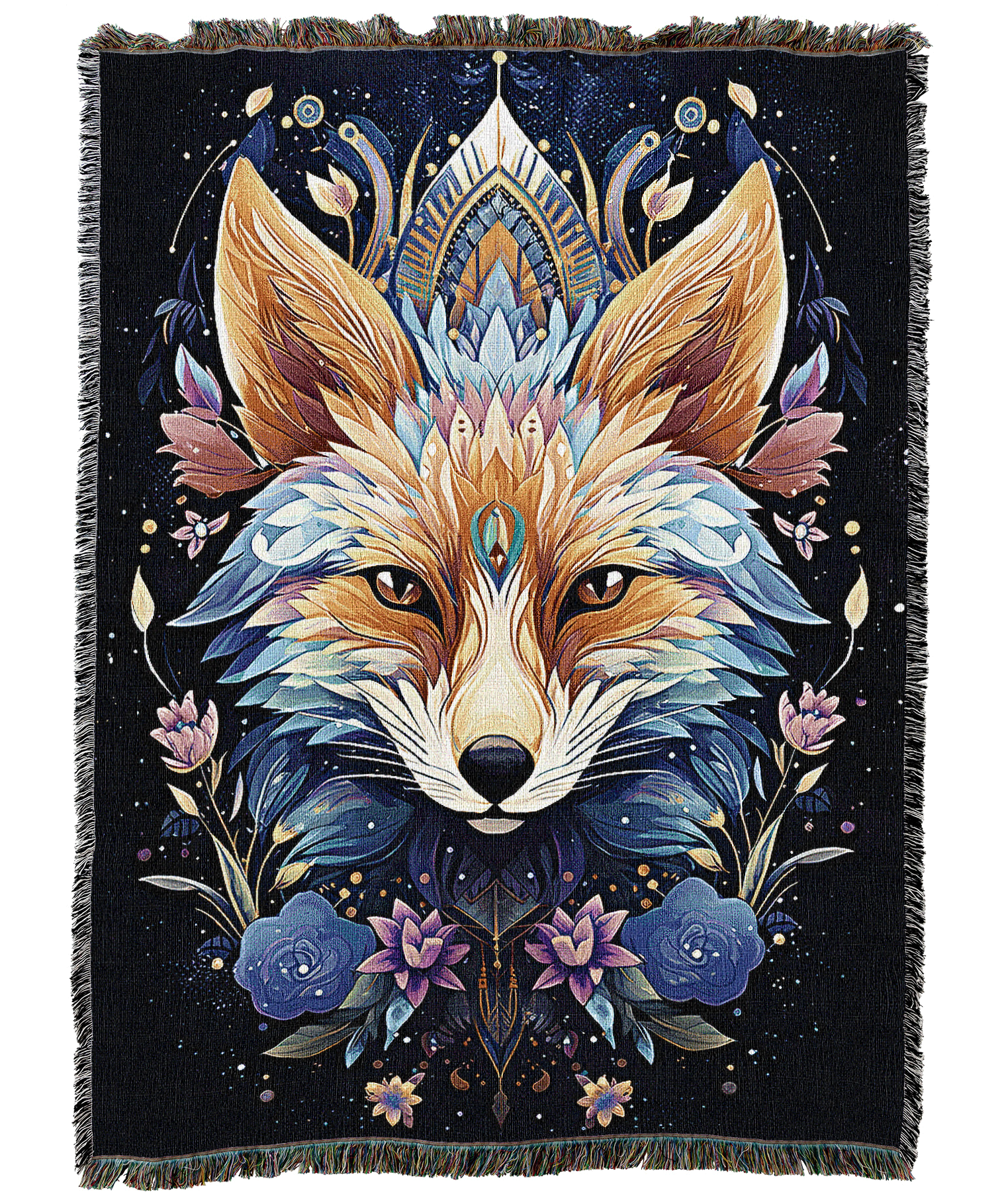 Cosmic Fox Blanket