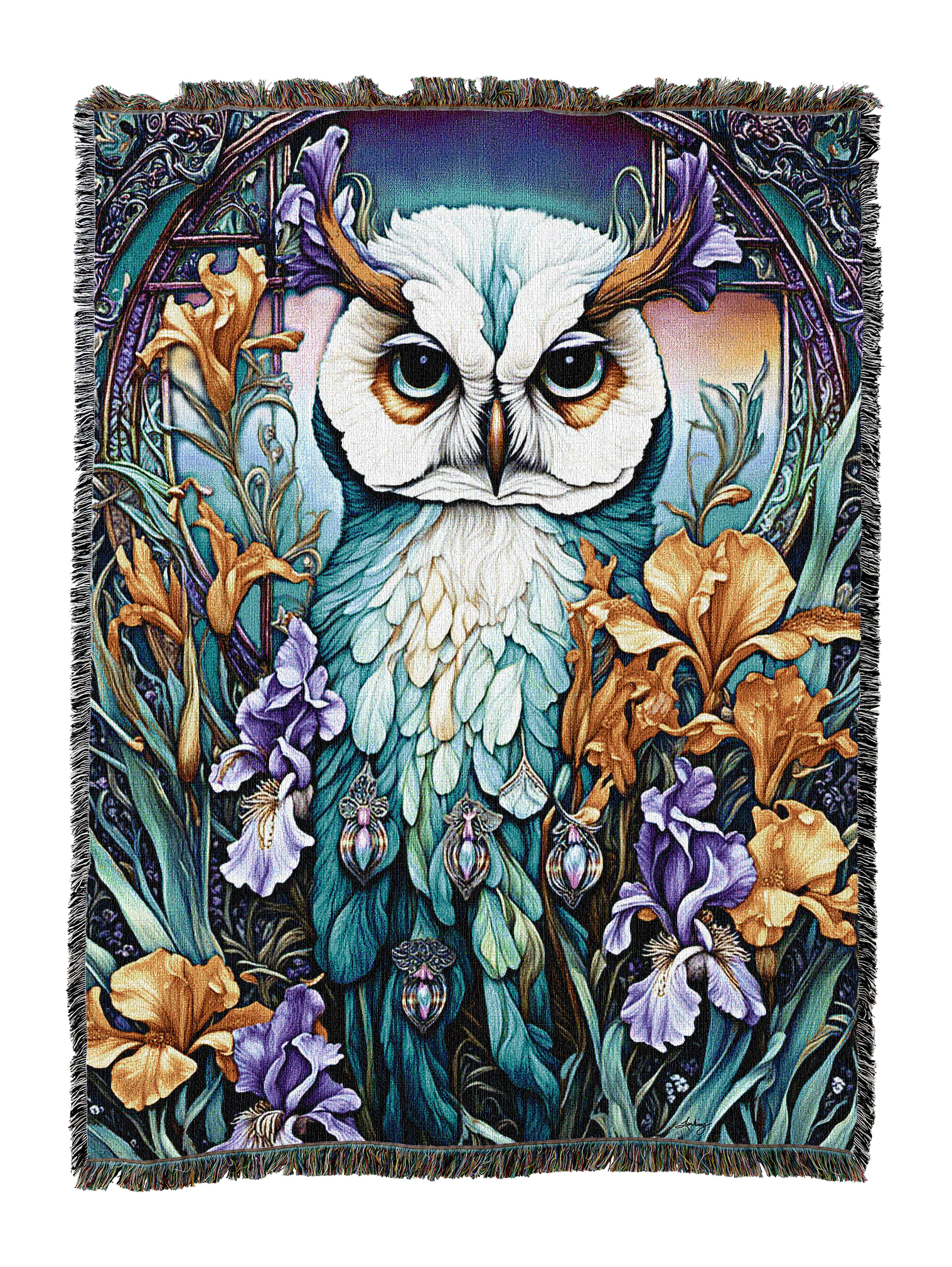 Owl Nouveau Blanket