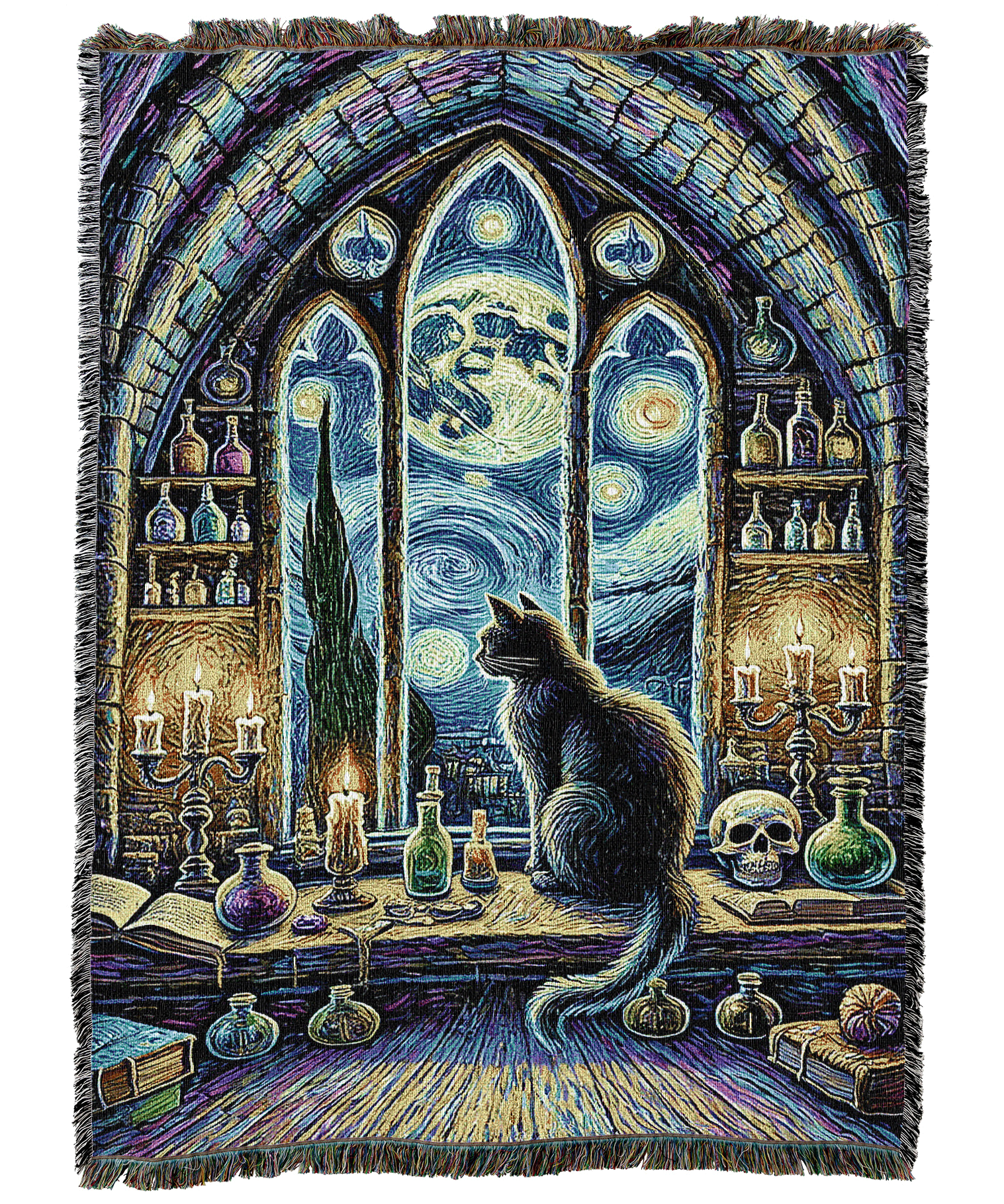 Van Gogh The Wizard Blanket