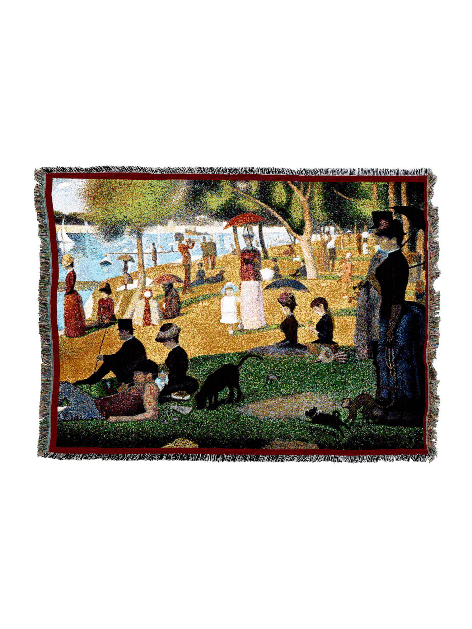 A Sunday Afternoon On The Island Of La Grande Jatte Blanket