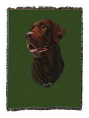 Labrador Retriever Chocolate Blanket