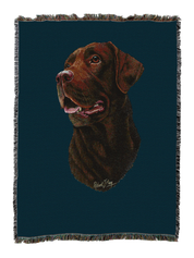 Labrador Retriever Chocolate Blanket