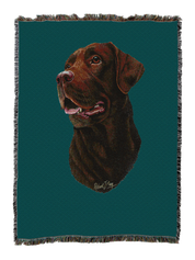 Labrador Retriever Chocolate Blanket