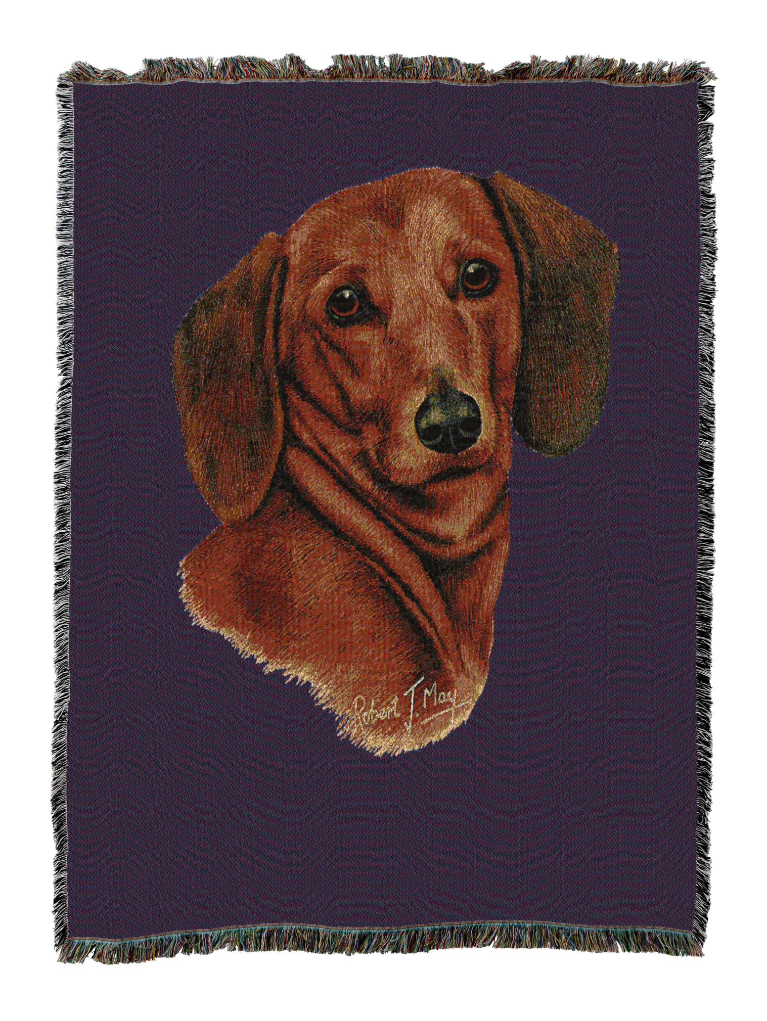 Dachshund Red Blanket