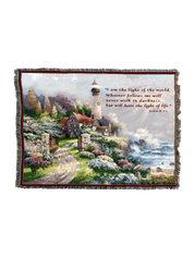 Coastal Splendor With Scriptures Blanket