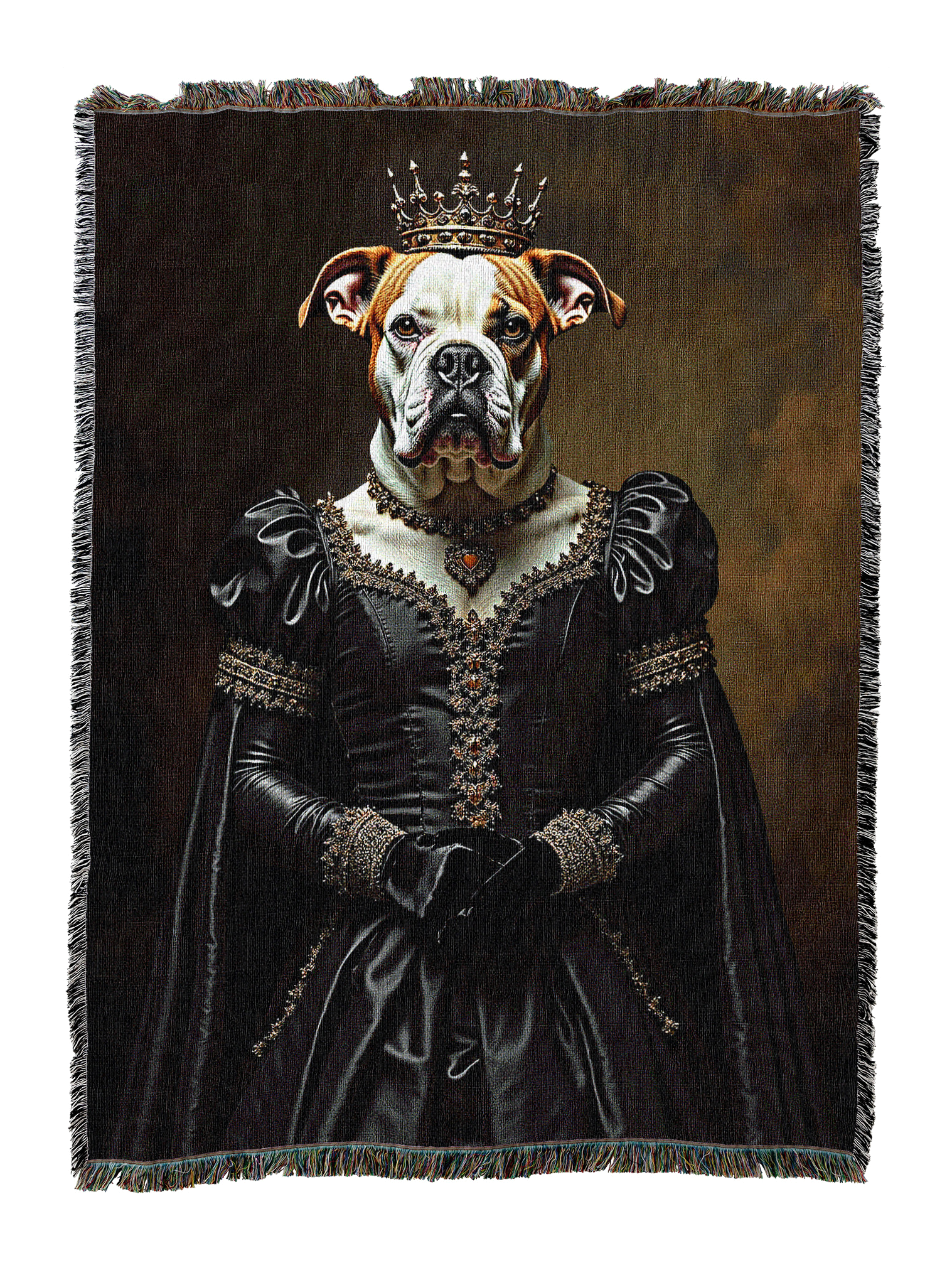 Lady Bulldog Blanket
