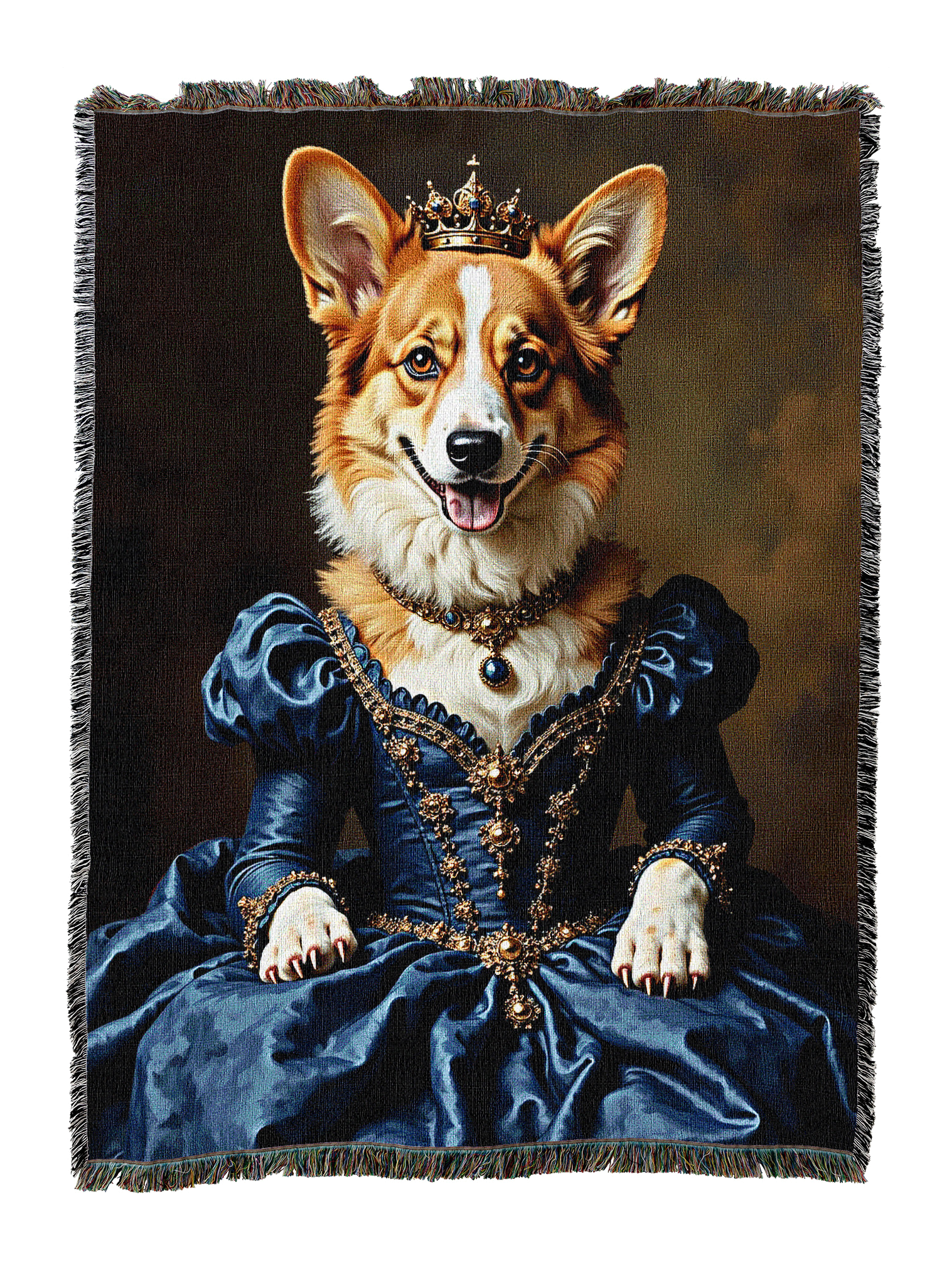 Lady Corgi Blanket