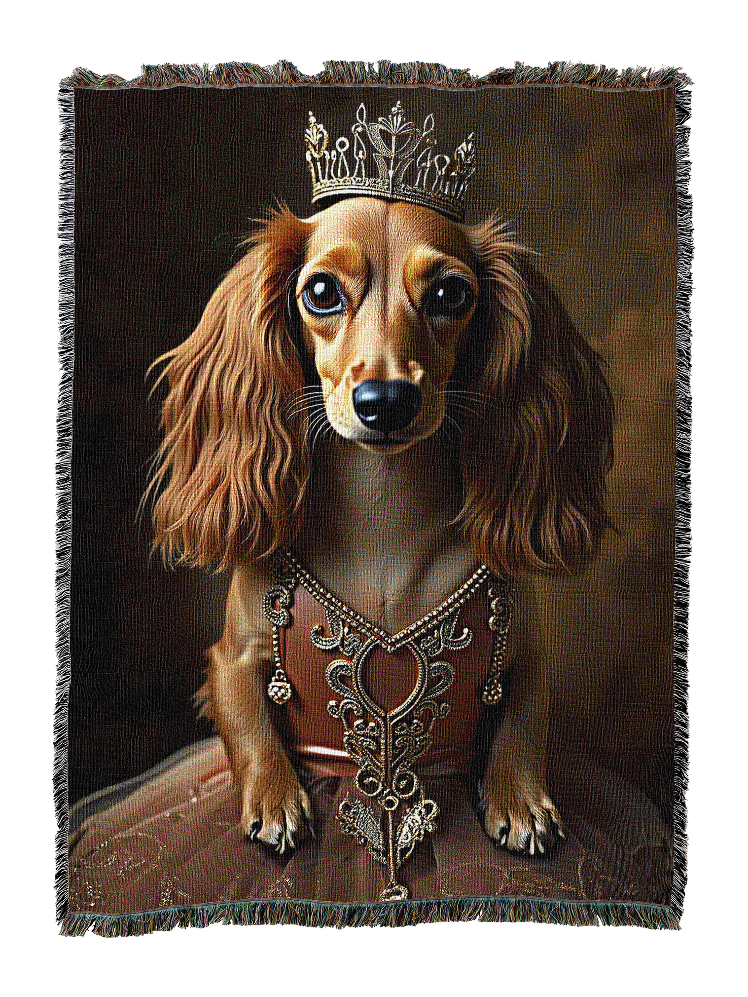 Lady Dachshund Blanket