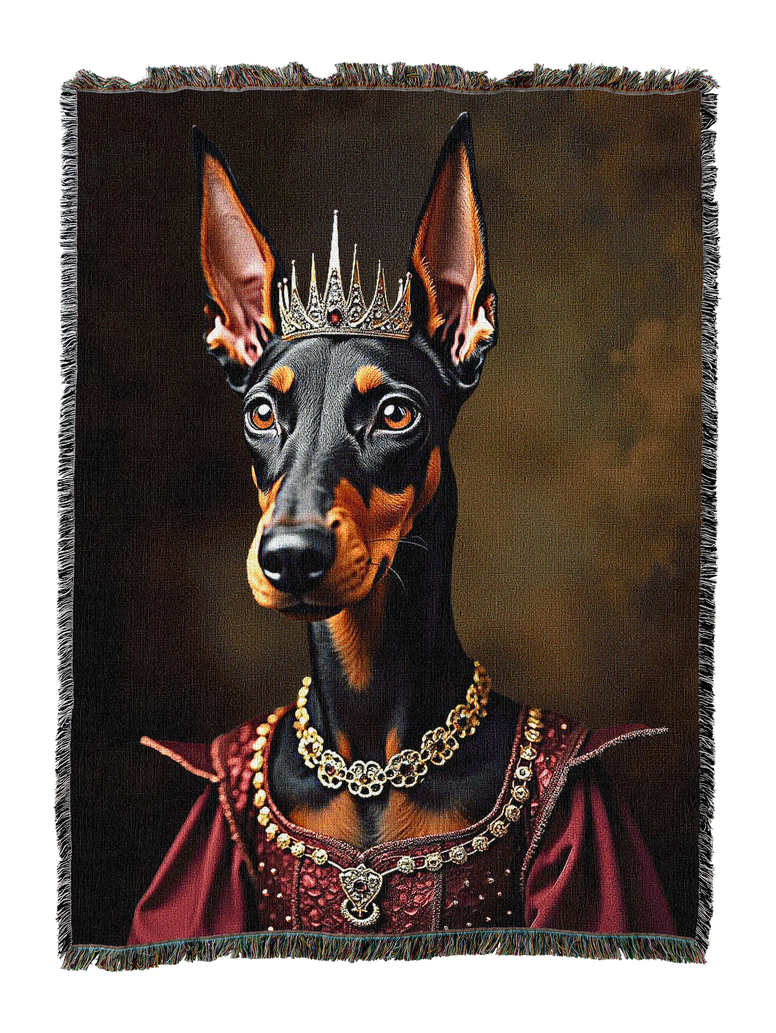 Lady Doberman Blanket