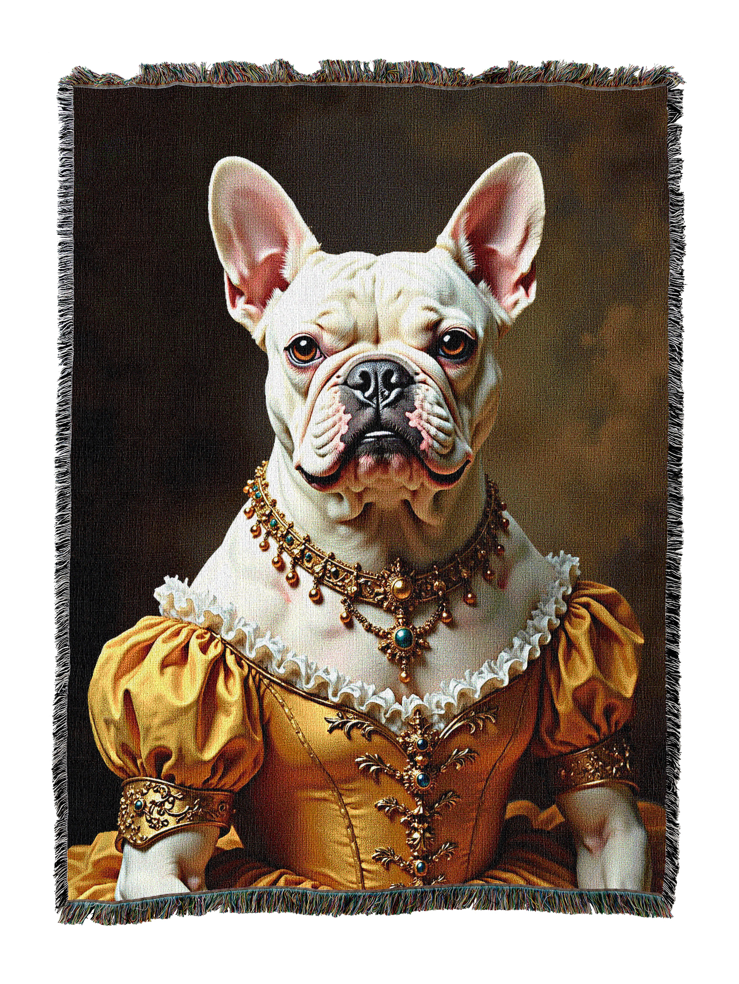 Lady French Bulldog Blanket