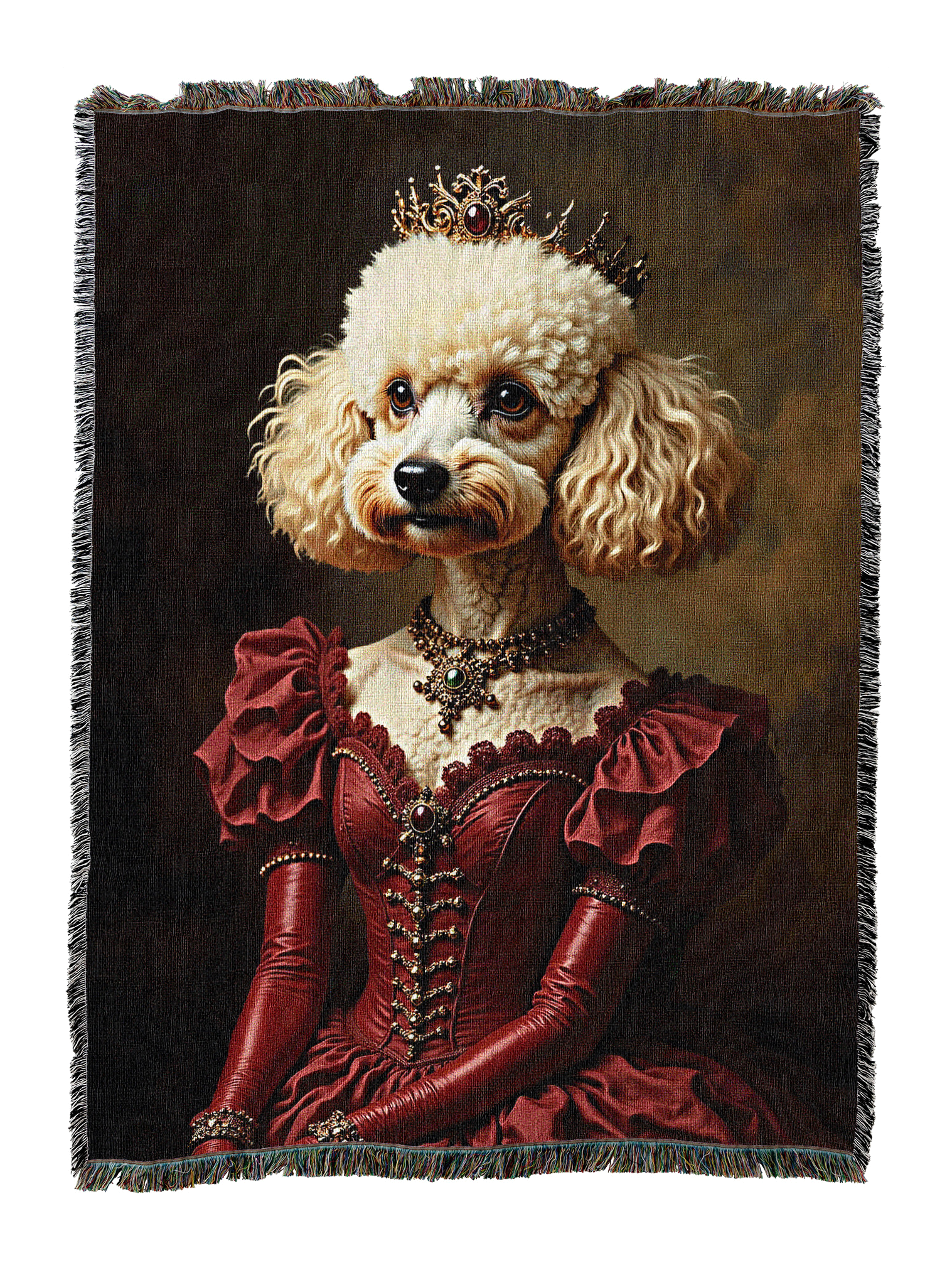 Lady Poodle Blanket