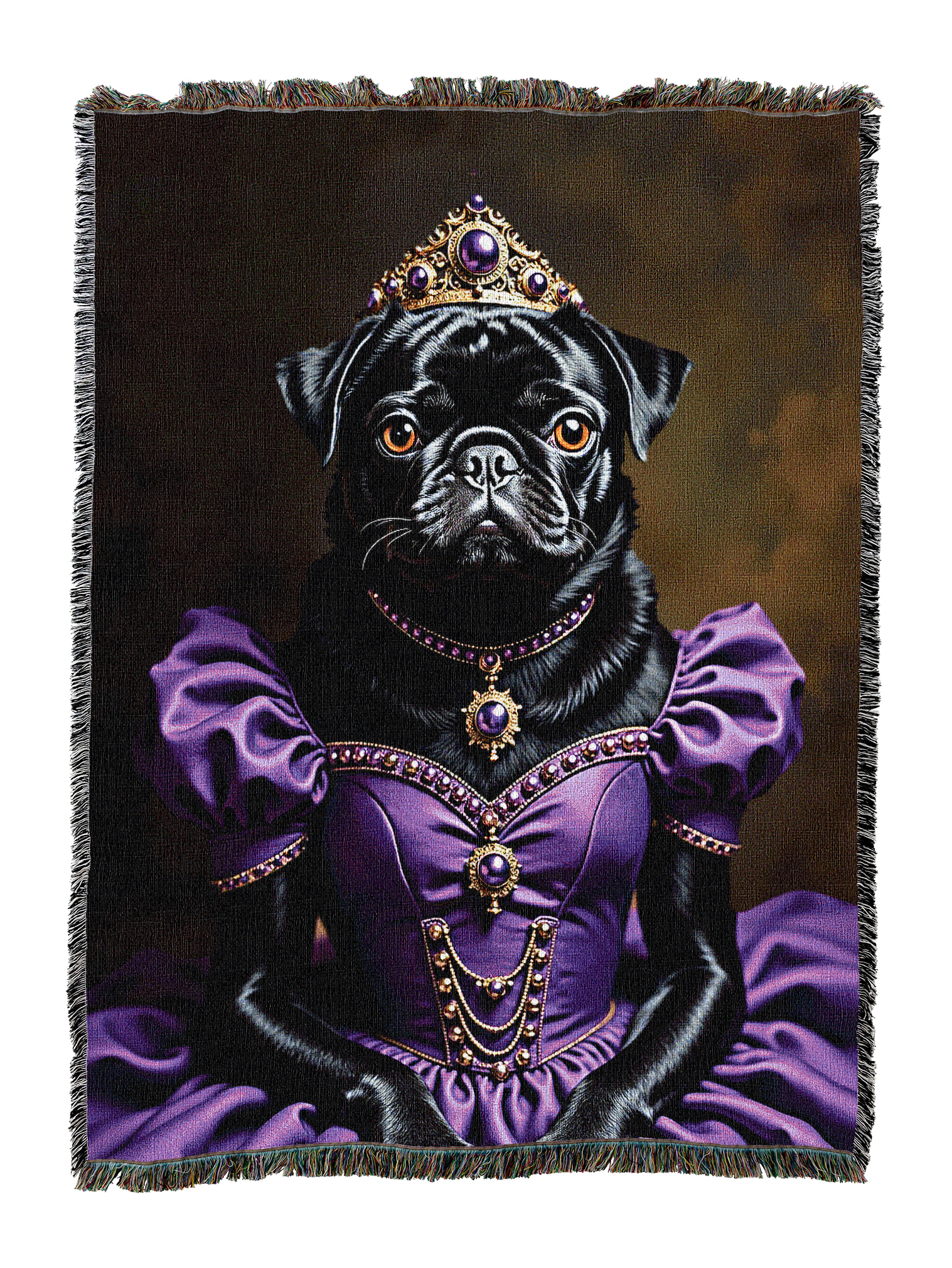 Lady Pug Blanket