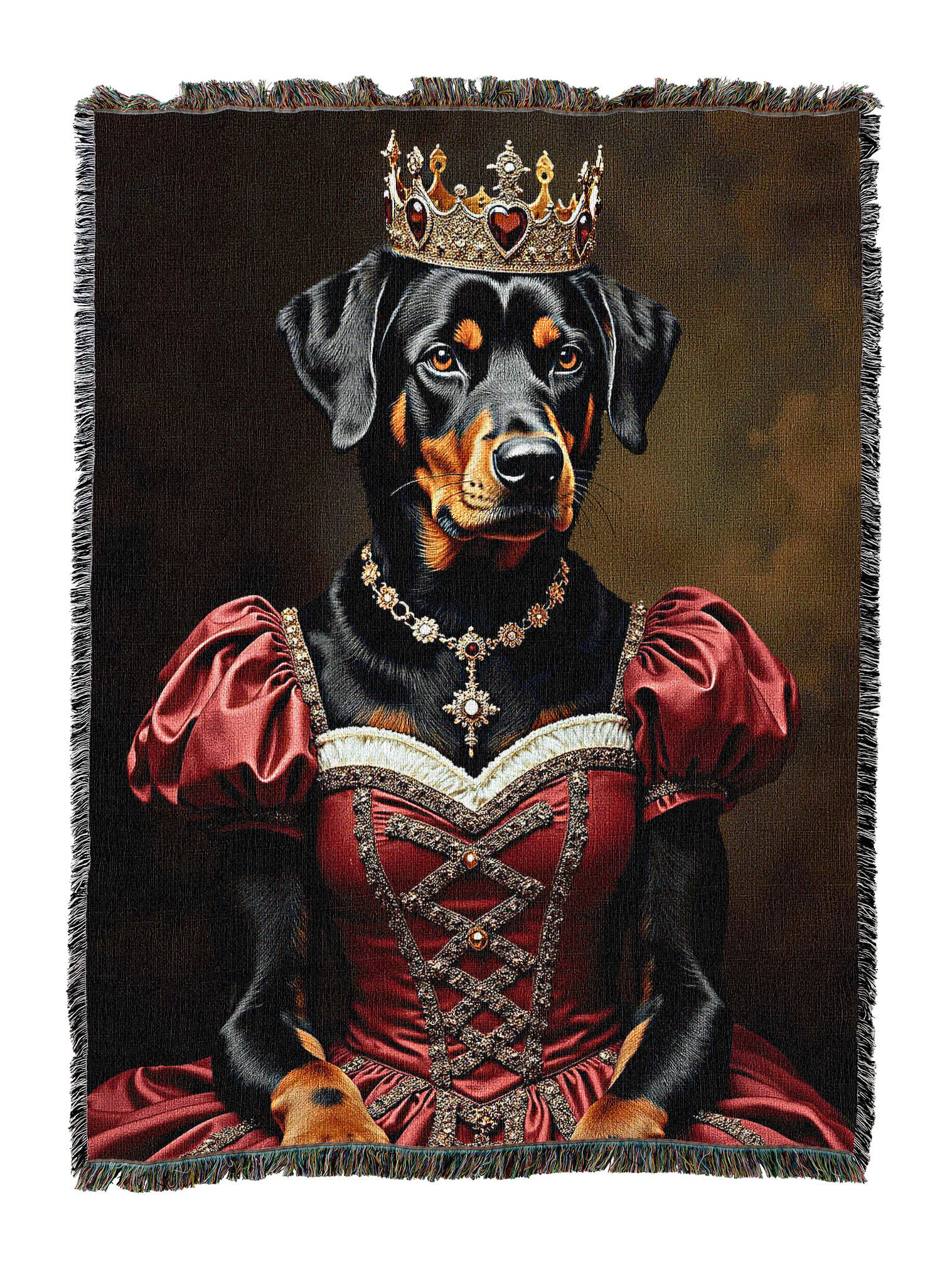 Lady Rottweiler Blanket