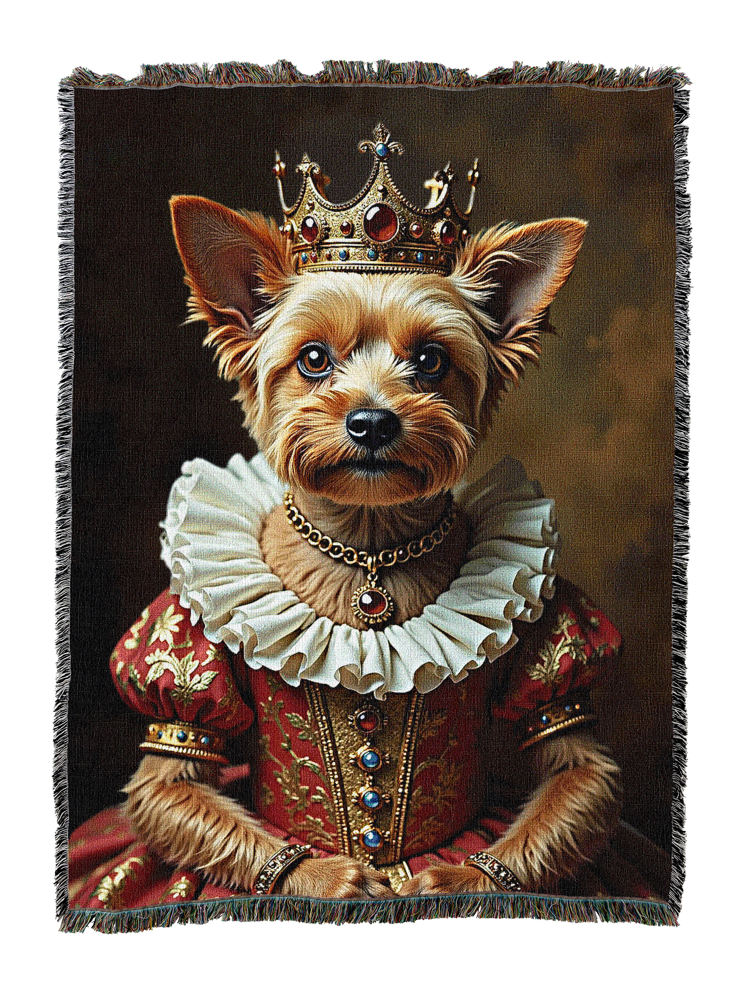 Lady Yorkshire Terrier Blanket