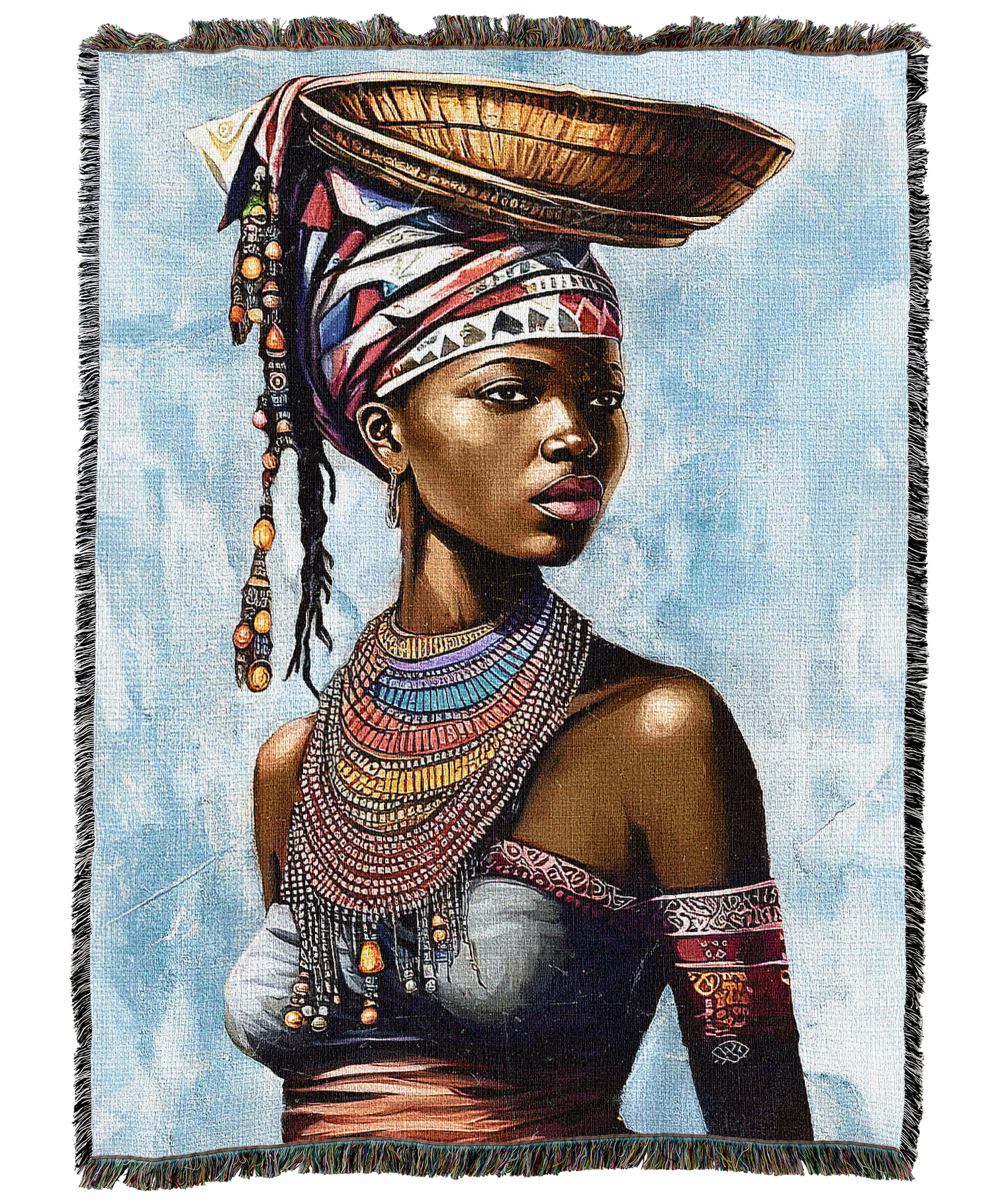Powerful African Woman Blanket