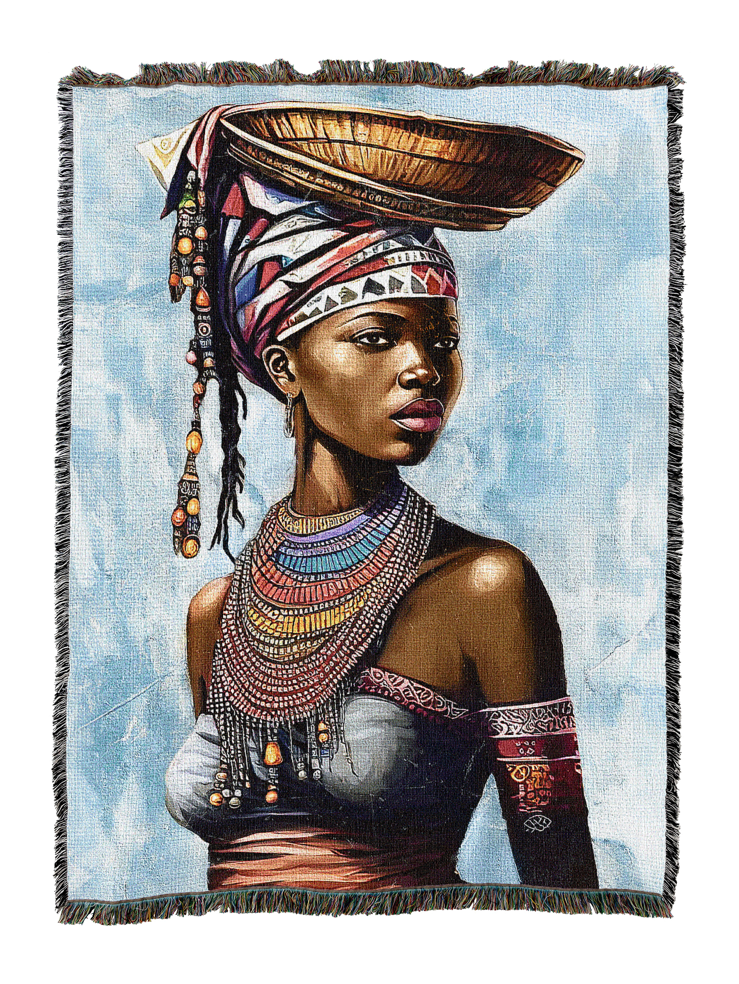 Powerful African Woman Blanket